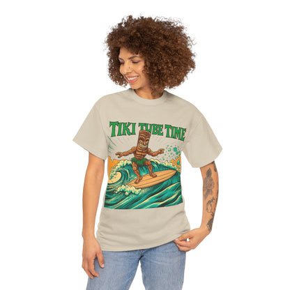 Tiki Tube Time T-shirt - Retro Au Go Go