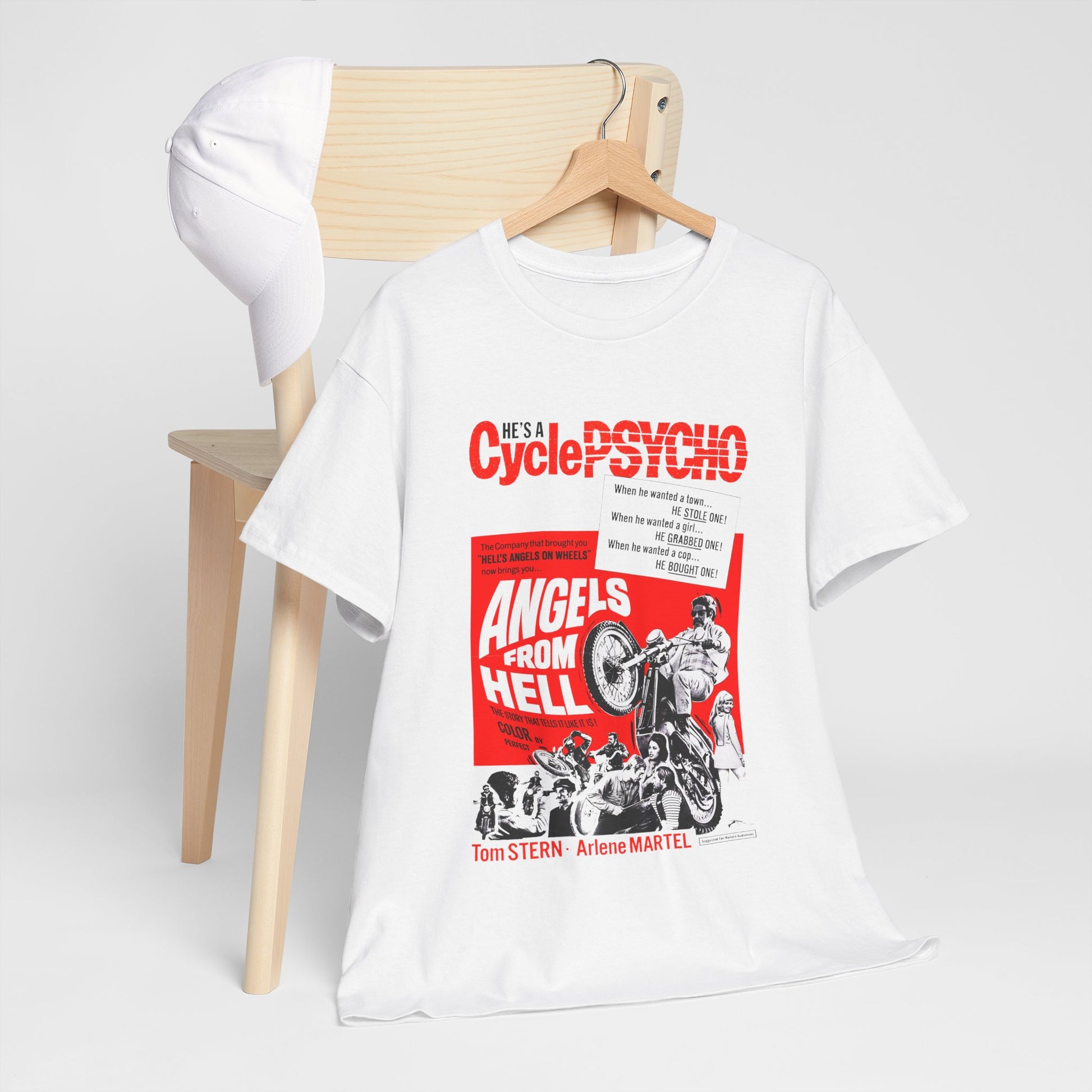 Cycle Psycho T-Shirt - Retro Au Go Go