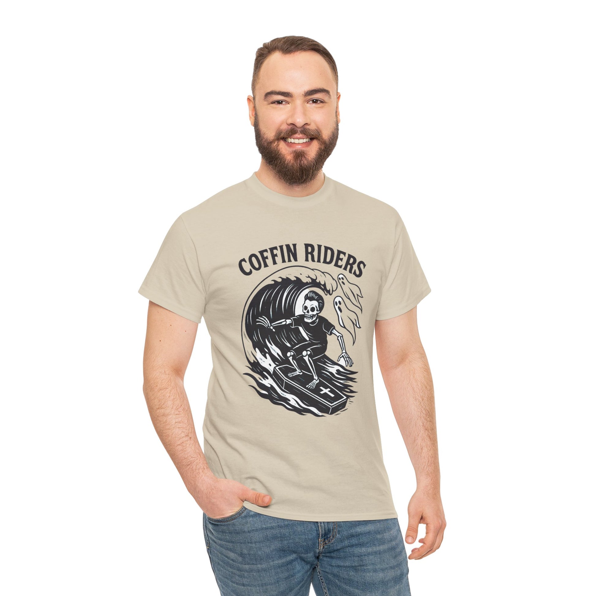 Coffin Riders T-shirt - Retro Au Go Go