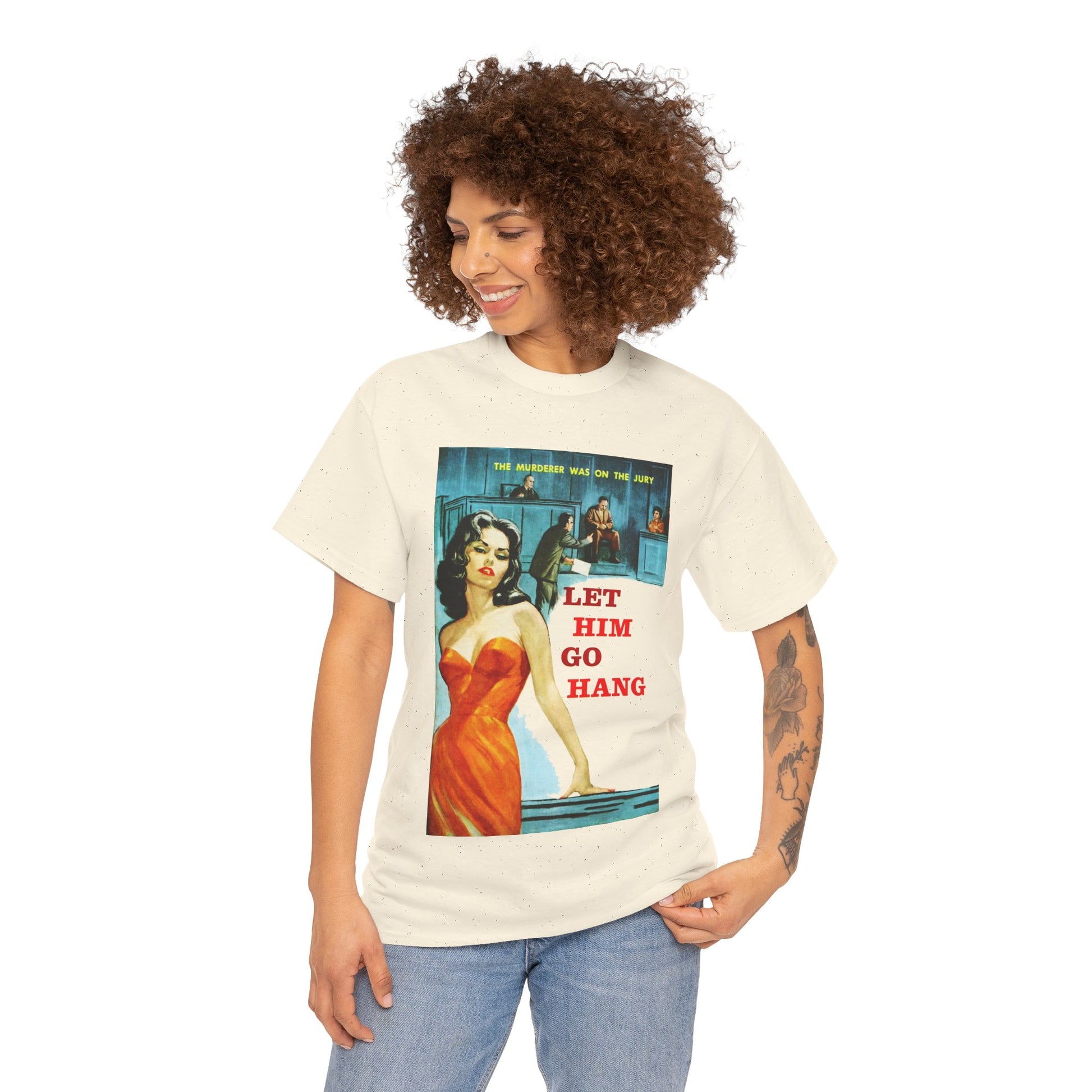 Let Him Go Hang T-shirt - Retro Au Go Go