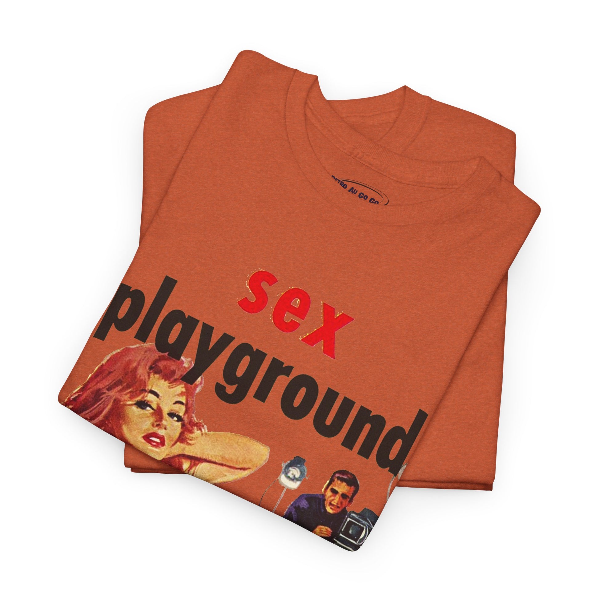 Sex Playground T-shirt - Retro Au Go Go
