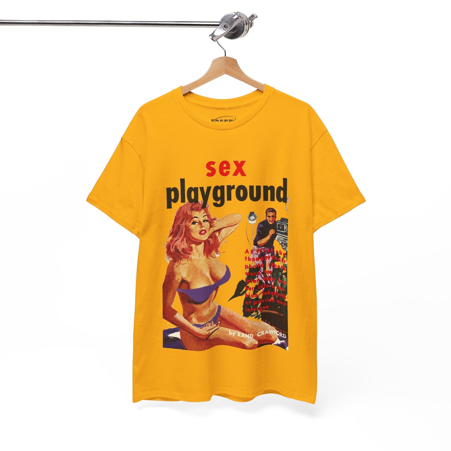 Sex Playground T-shirt - Retro Au Go Go
