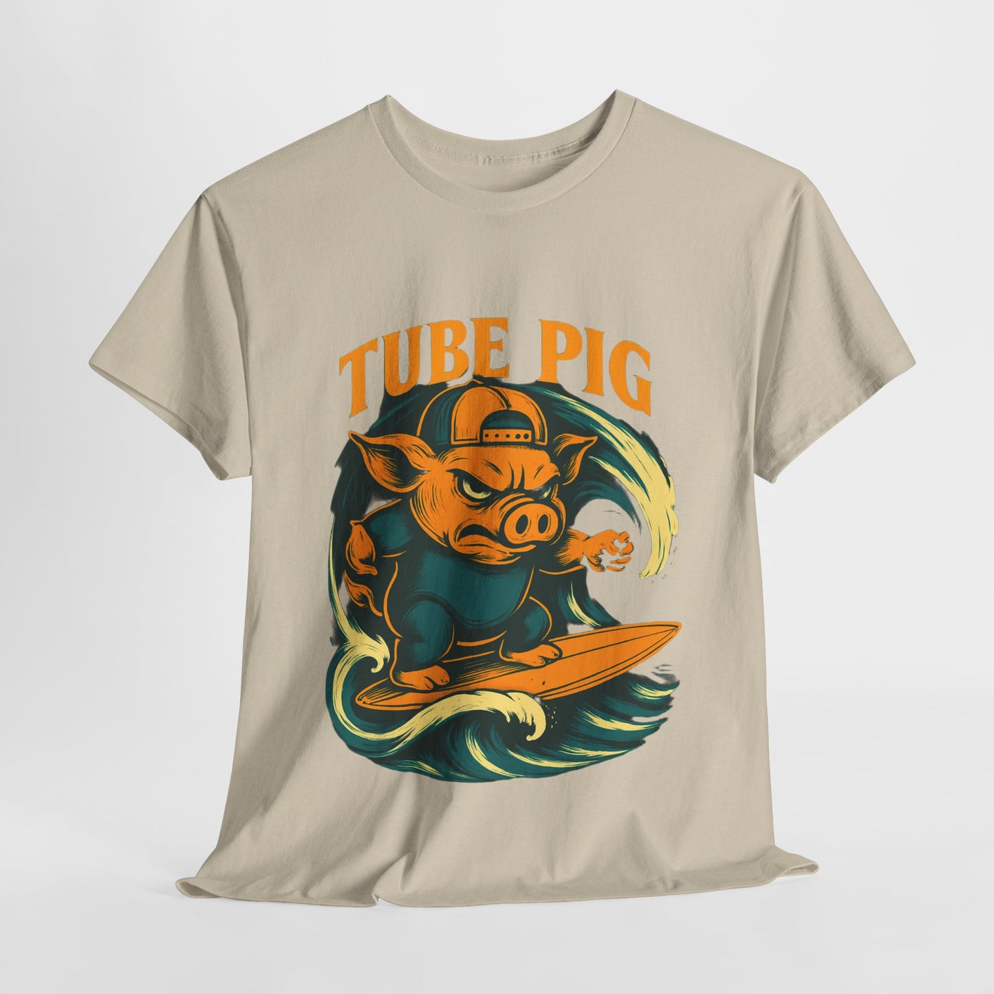 Tube Pig T-shirt - Retro Au Go Go