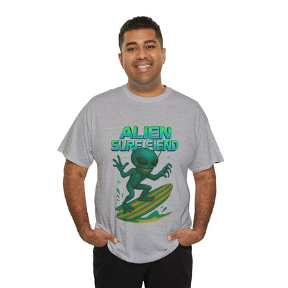 Alien Surf Fiend T-shirt - Retro Au Go Go