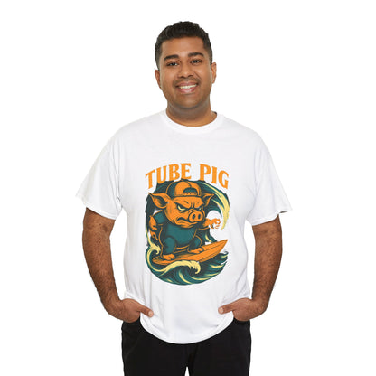 Tube Pig T-shirt - Retro Au Go Go