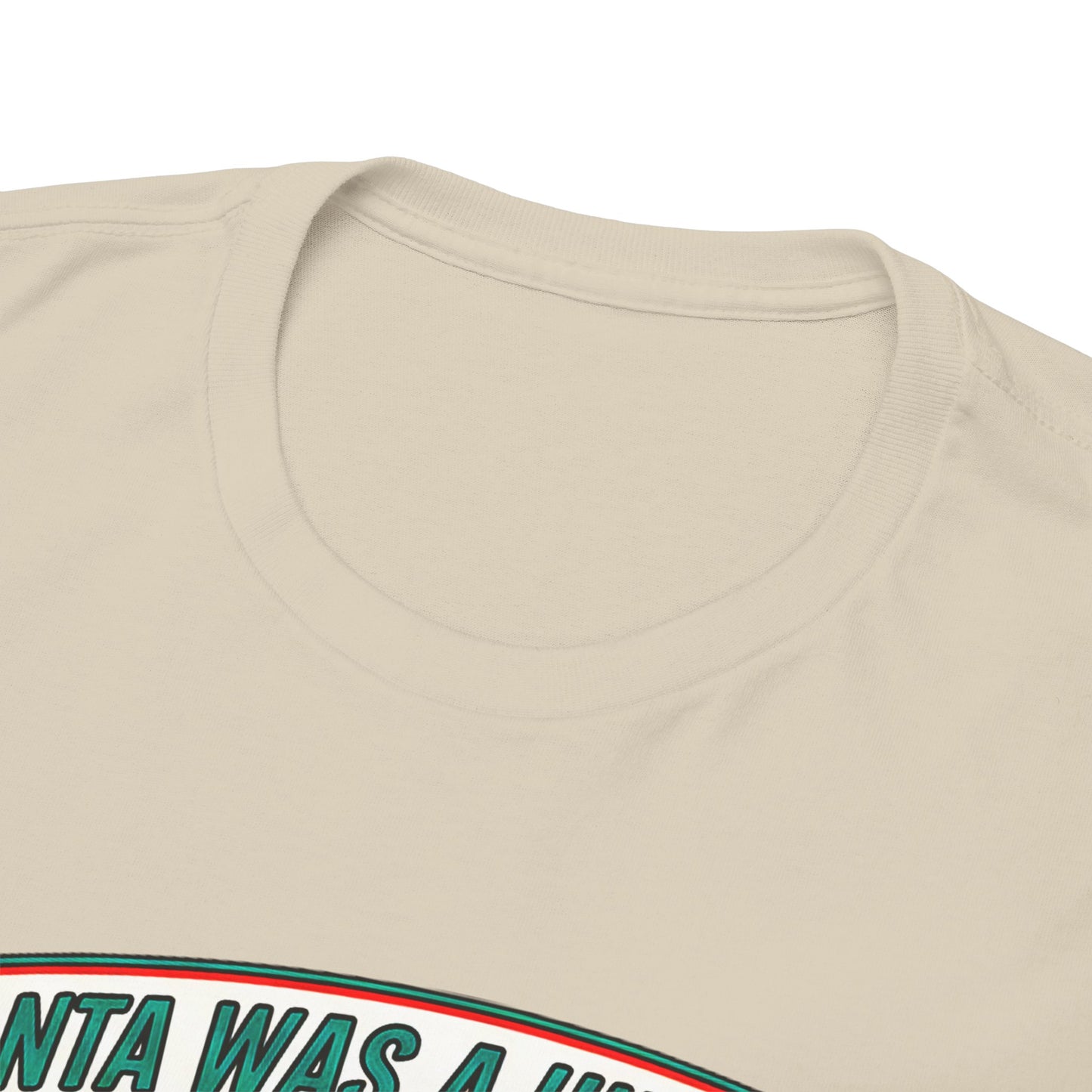 Santa Was A Hipster Christmas T-shirt - Retro Au Go Go