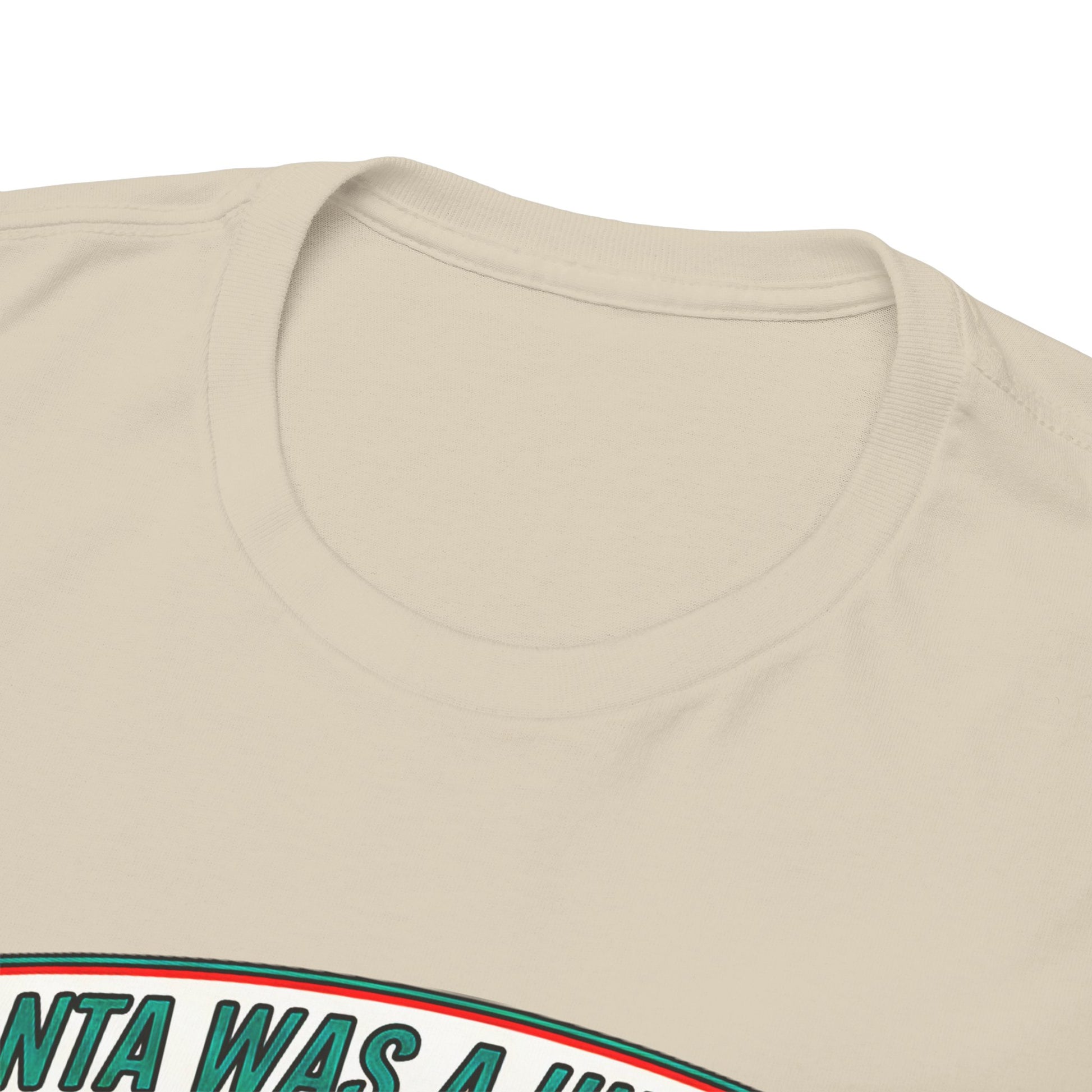 Santa Was A Hipster Christmas T-shirt - Retro Au Go Go
