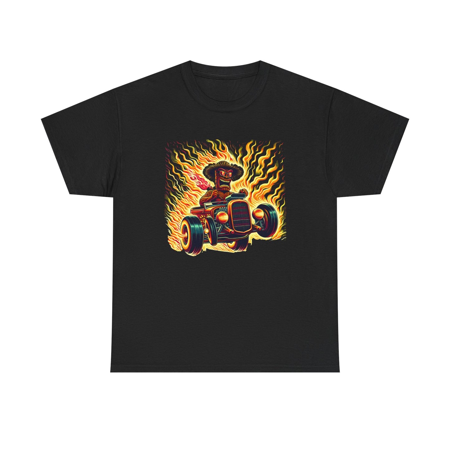 Tiki Hotrodder T-shirt - Retro Au Go Go