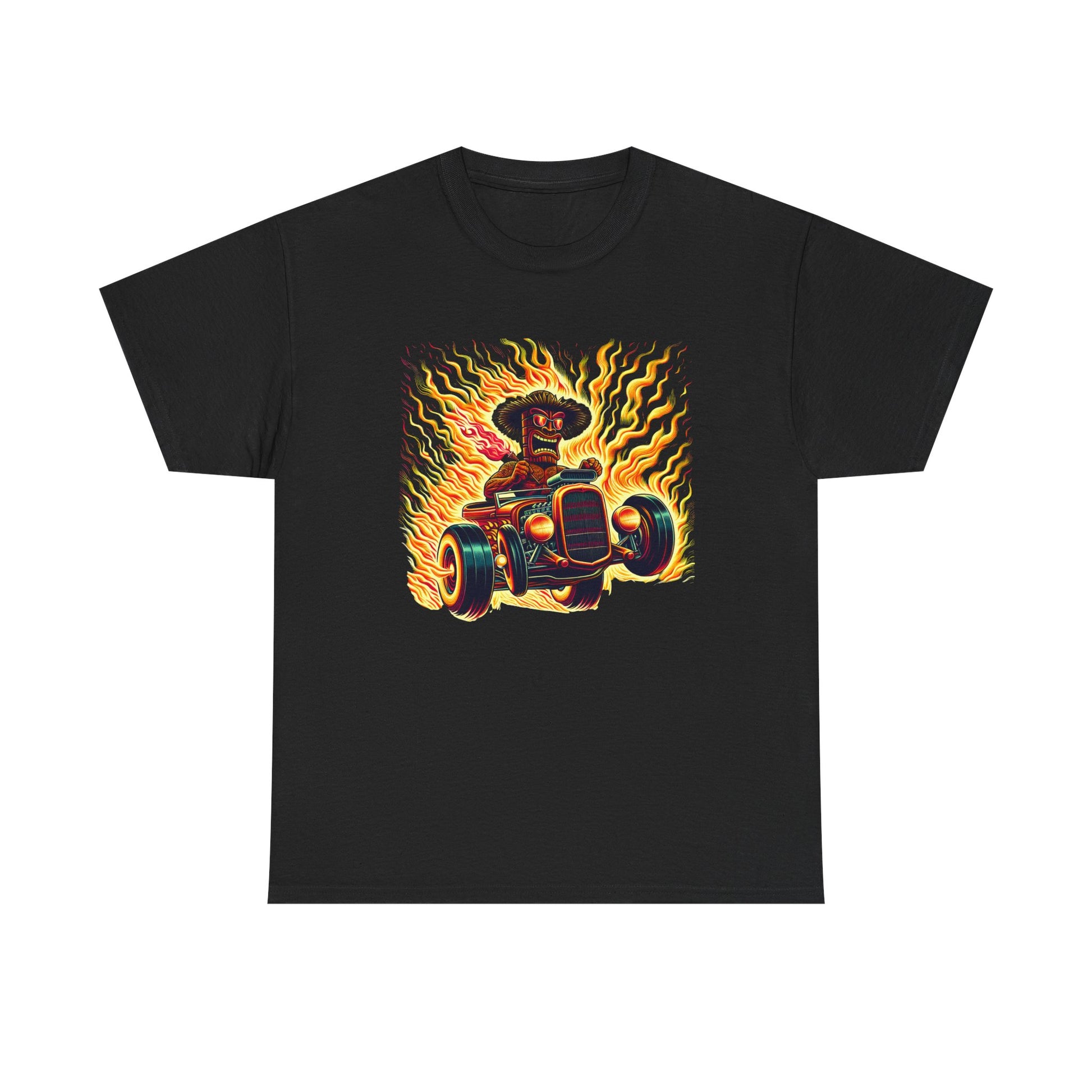 Tiki Hotrodder T-shirt - Retro Au Go Go