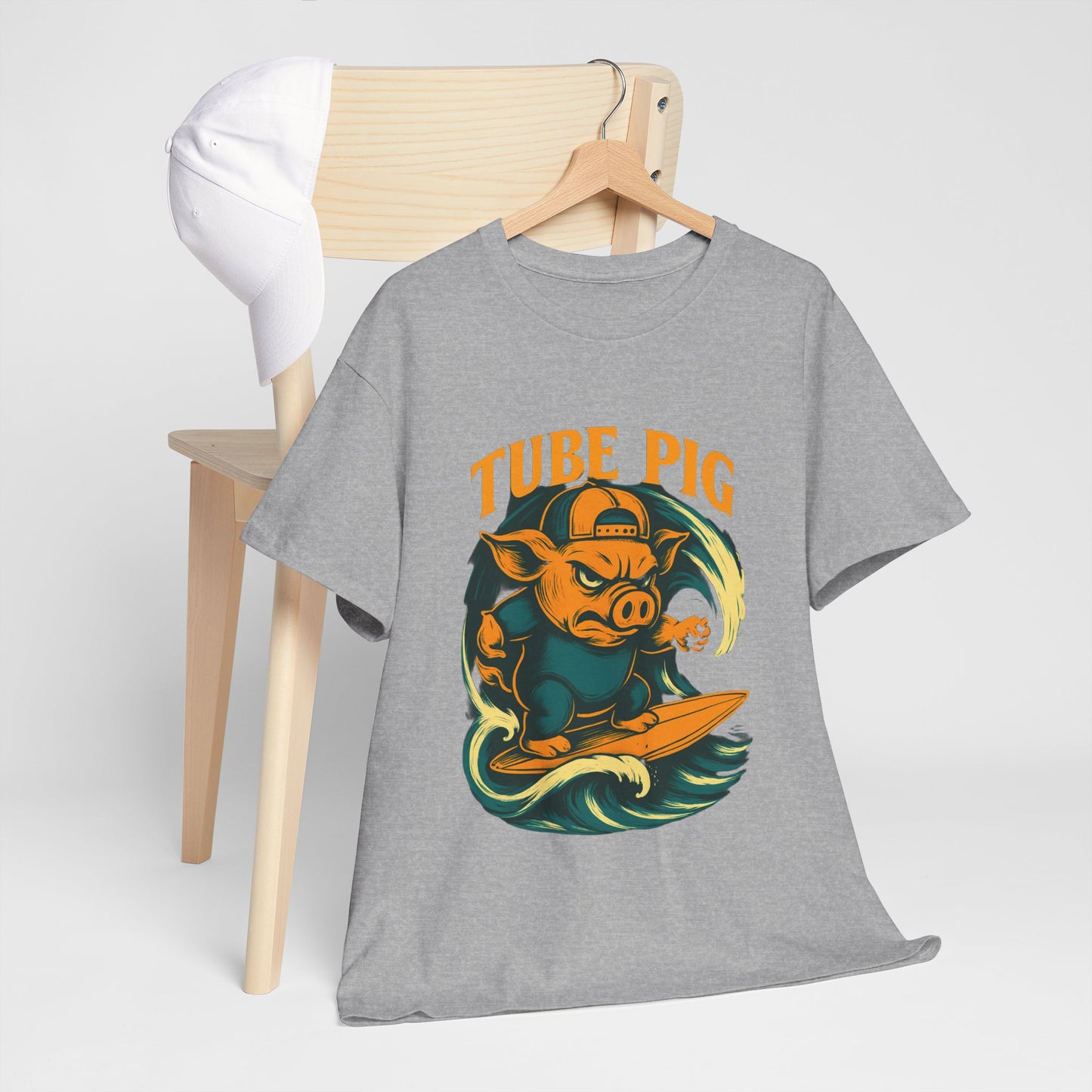 Tube Pig T-shirt - Retro Au Go Go