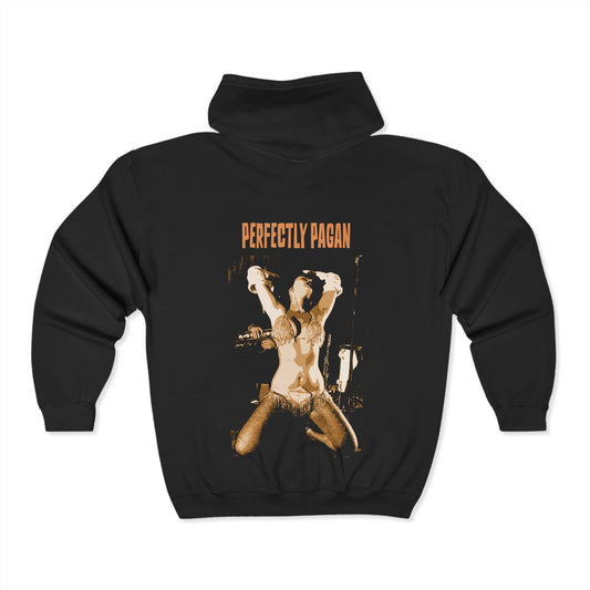 Perfectly Pagan Zip Front Hoodie - Retro Au Go Go