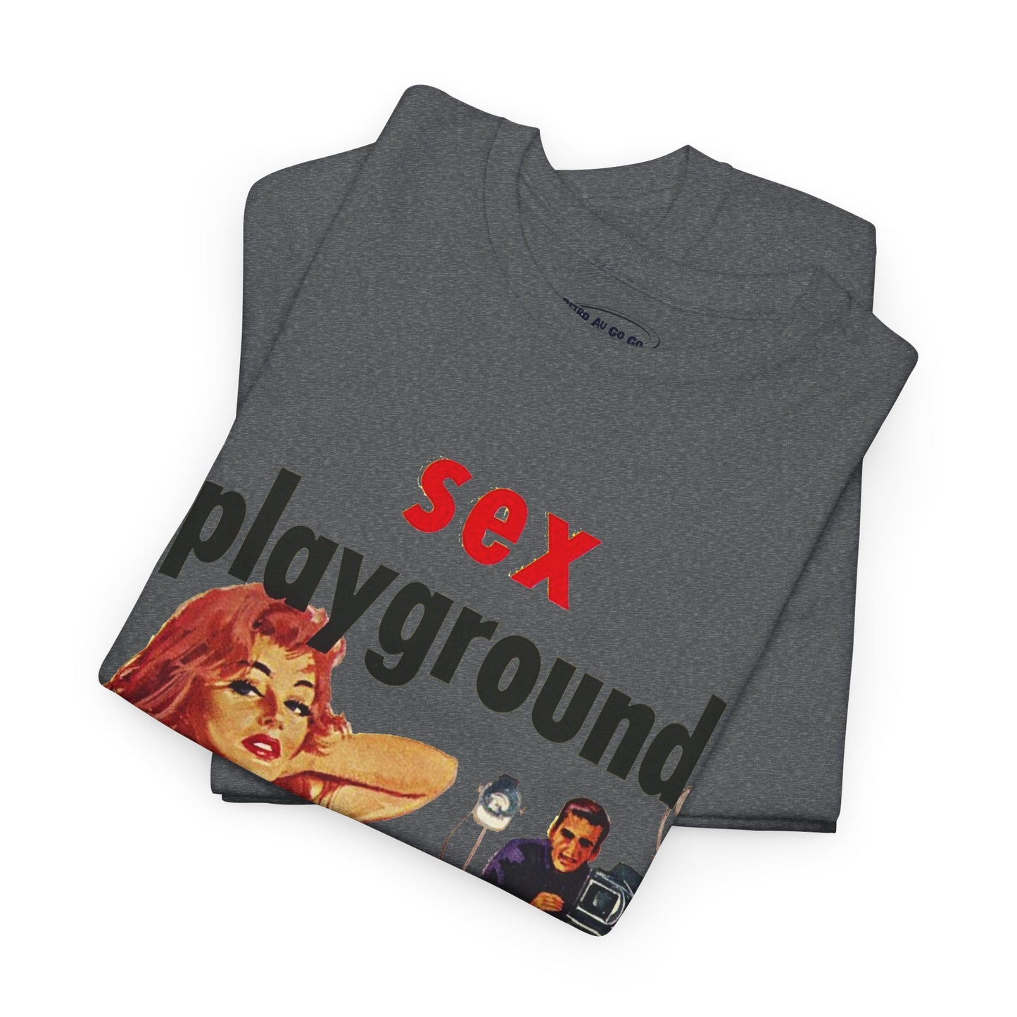 Sex Playground T-shirt - Retro Au Go Go