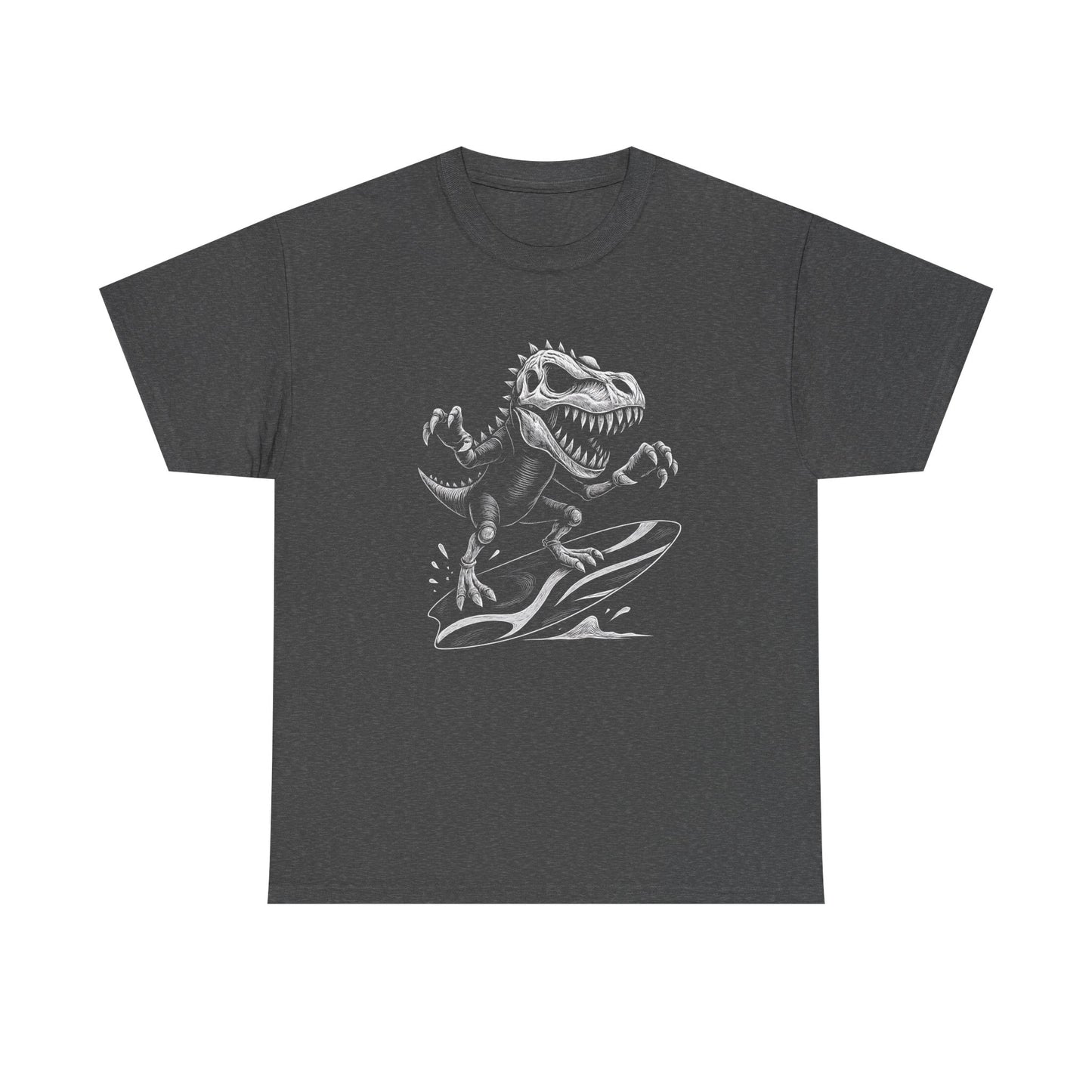 T - Rex Surfing T-shirt - Retro Au Go Go