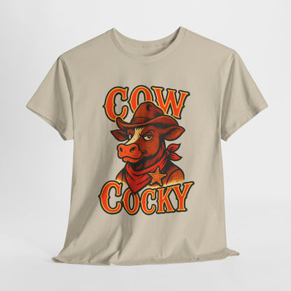 Cow Cocky T-Shirt - Retro Au Go Go