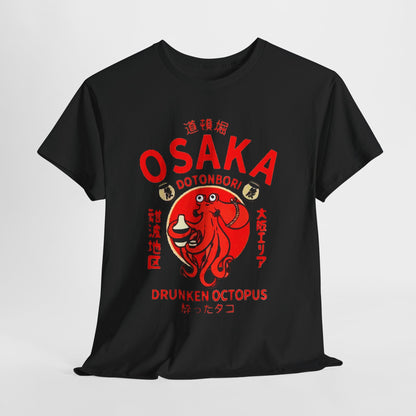 Osaka Drunken Octopus T-Shirt - Retro Au Go Go