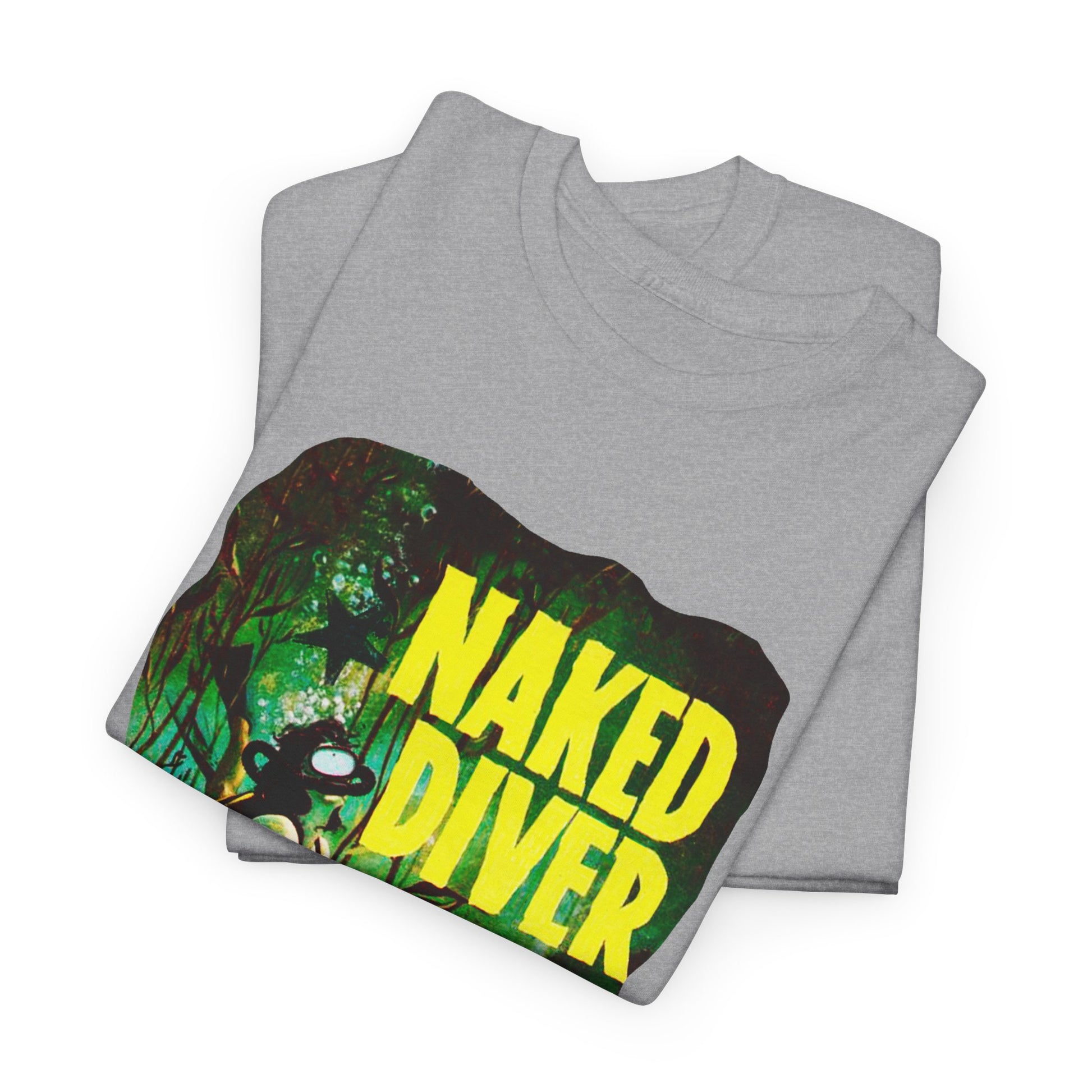 Naked Diver T-shirt - Retro Au Go Go