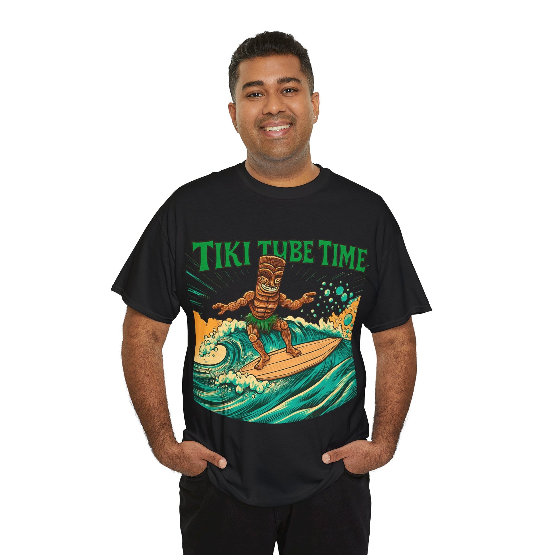 Tiki Tube Time T-shirt - Retro Au Go Go