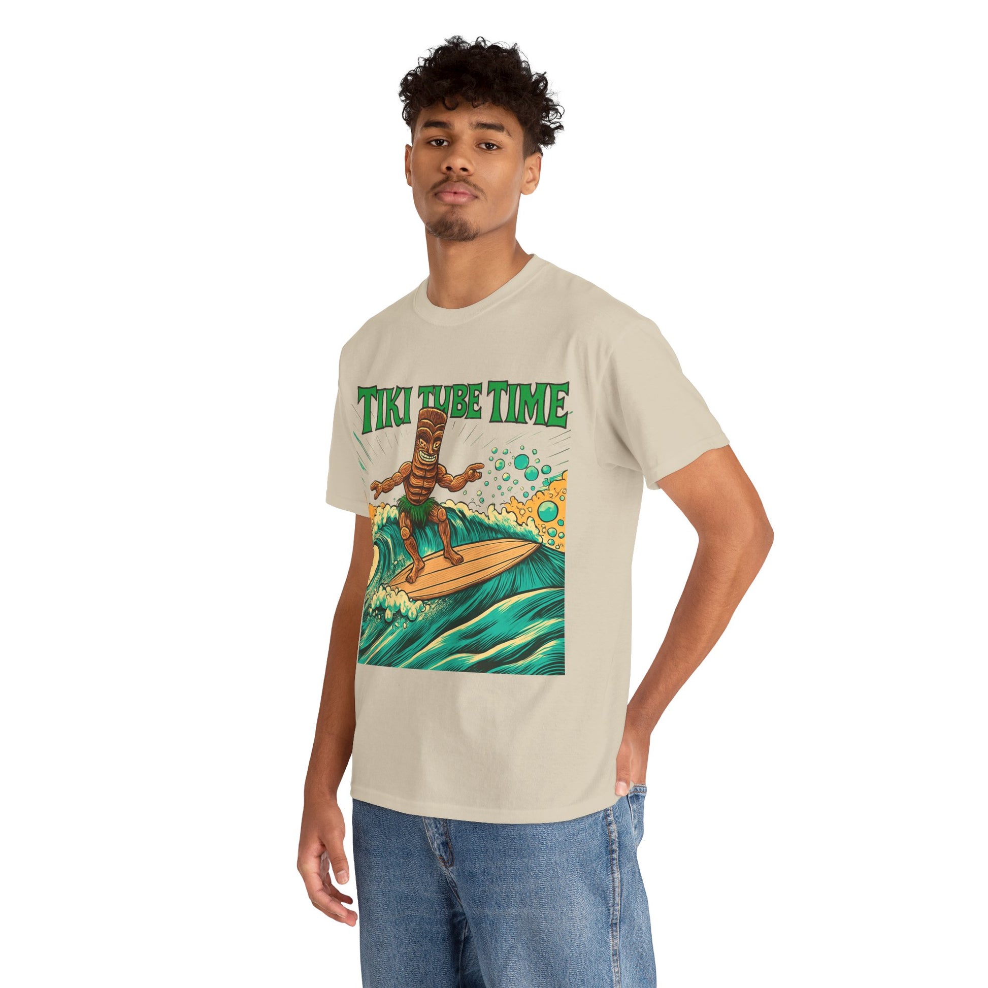 Tiki Tube Time T-shirt - Retro Au Go Go
