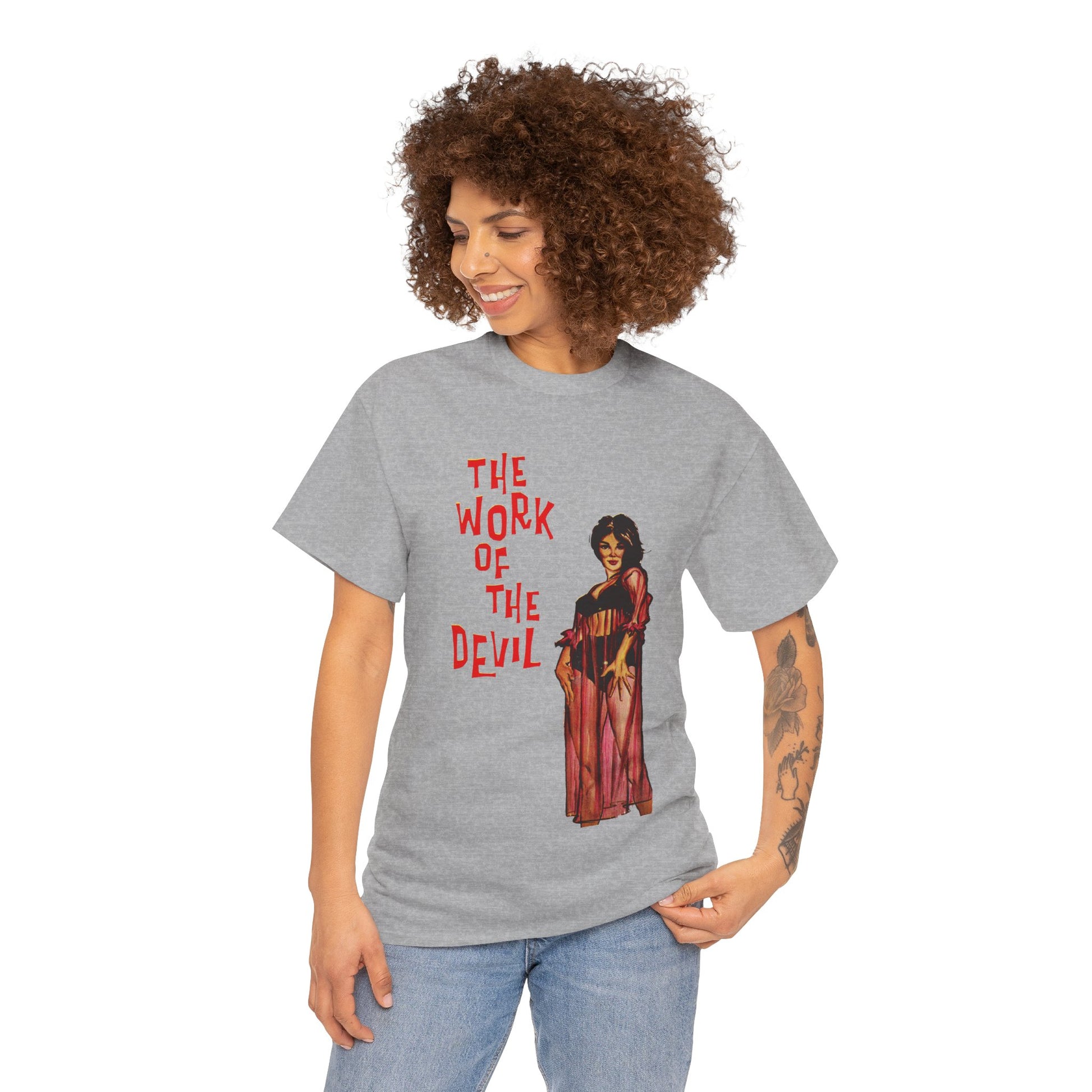 The Work Of The Devil T-shirt - Retro Au Go Go