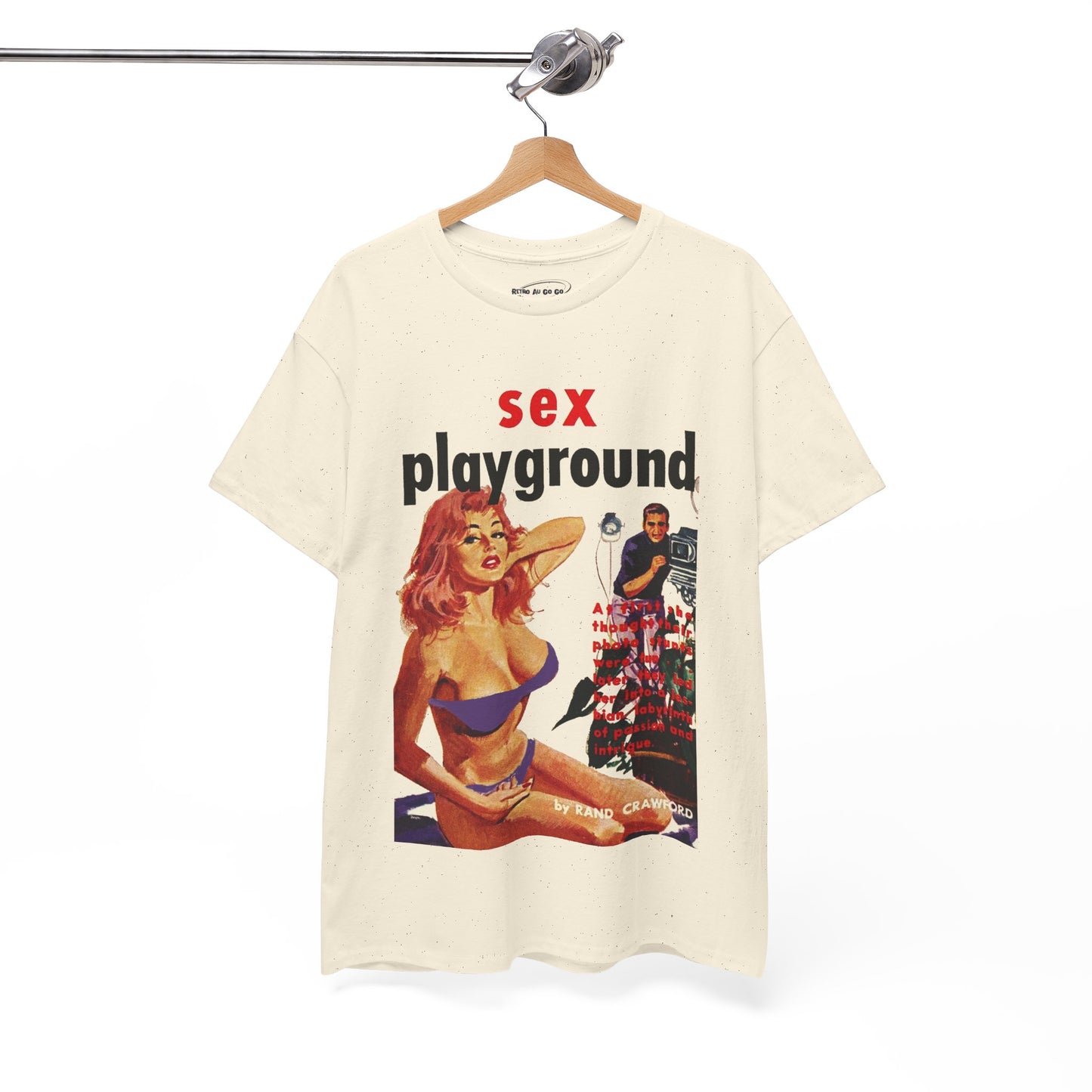 Sex Playground T-shirt - Retro Au Go Go
