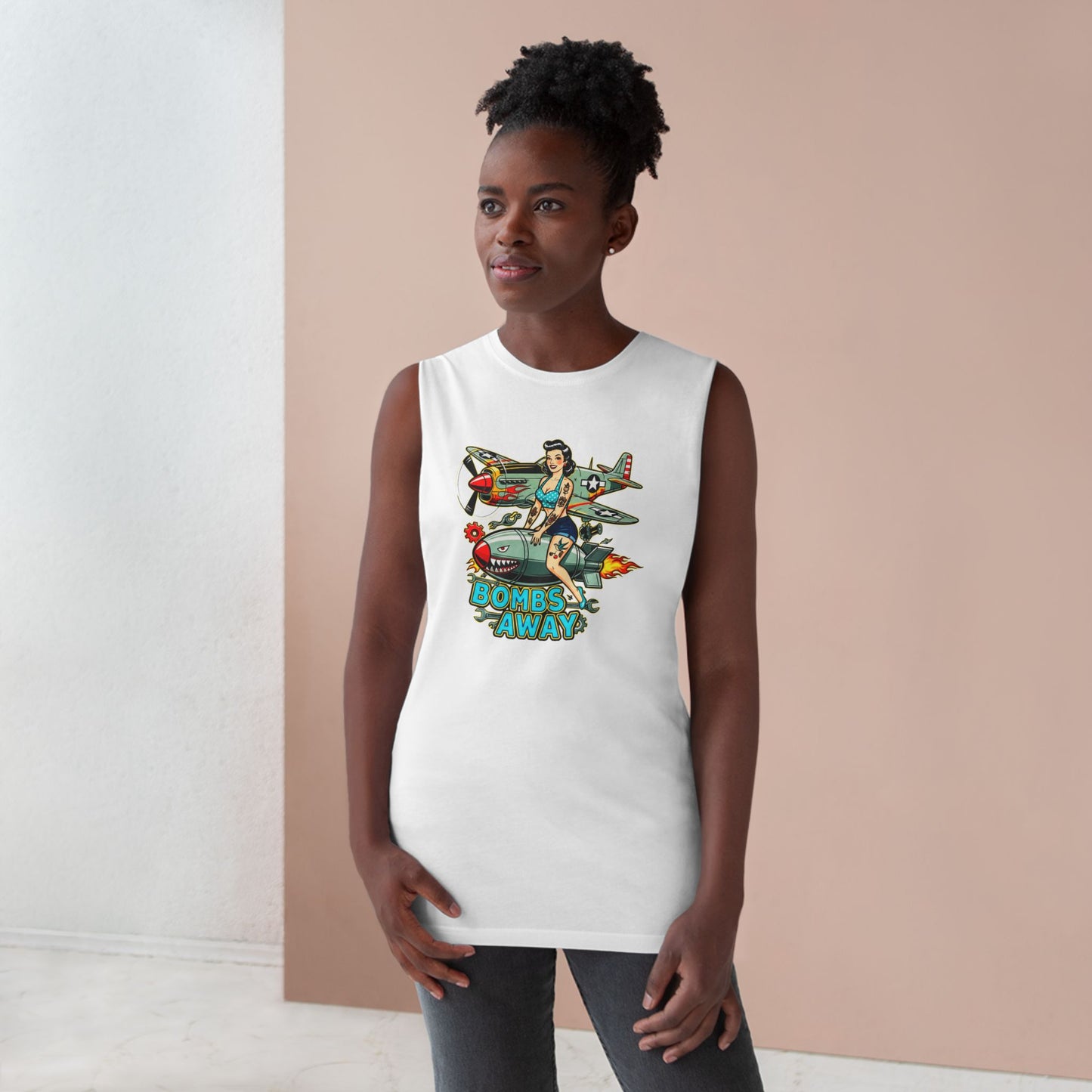 Bombs Away Tank - Retro Au Go Go