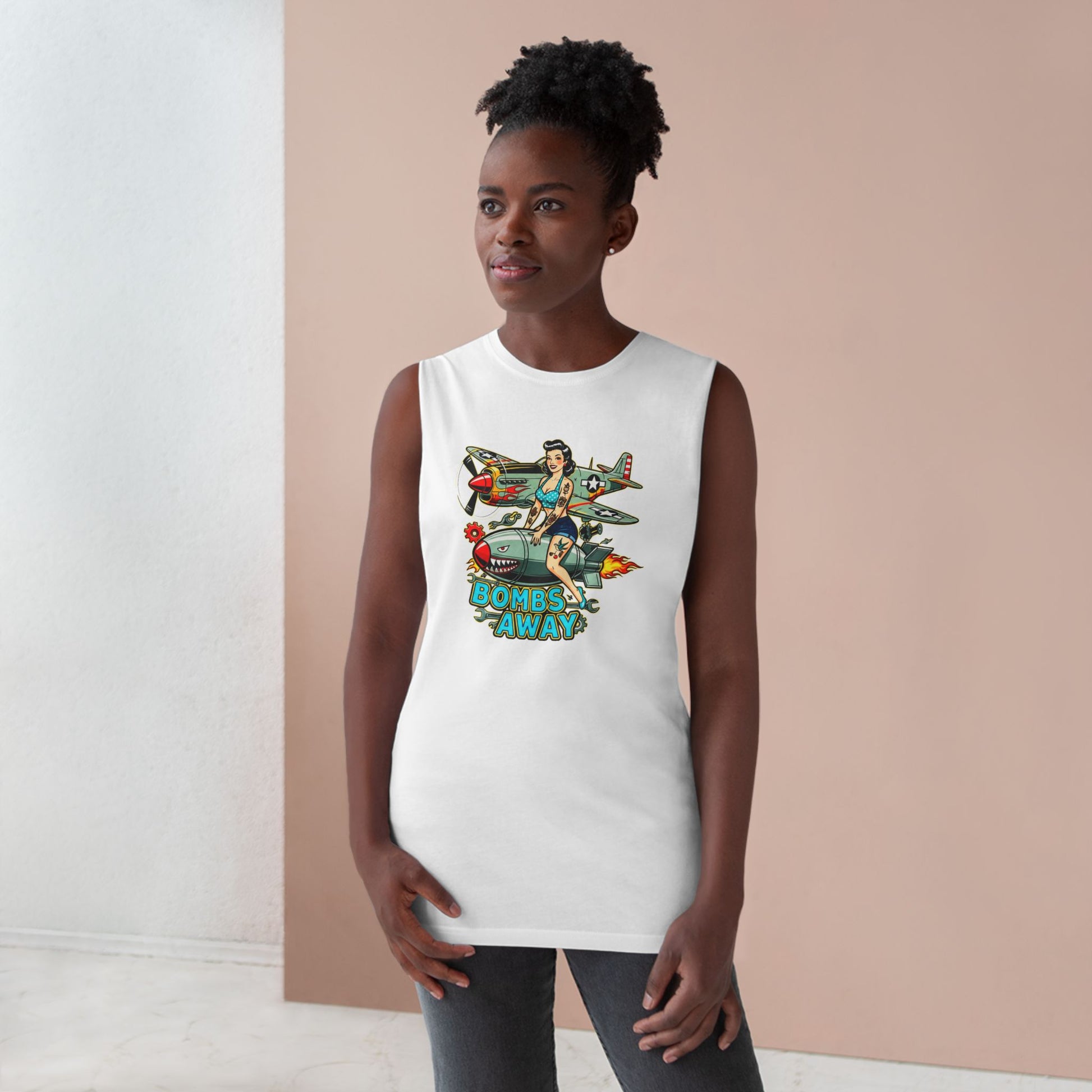 Bombs Away Tank - Retro Au Go Go