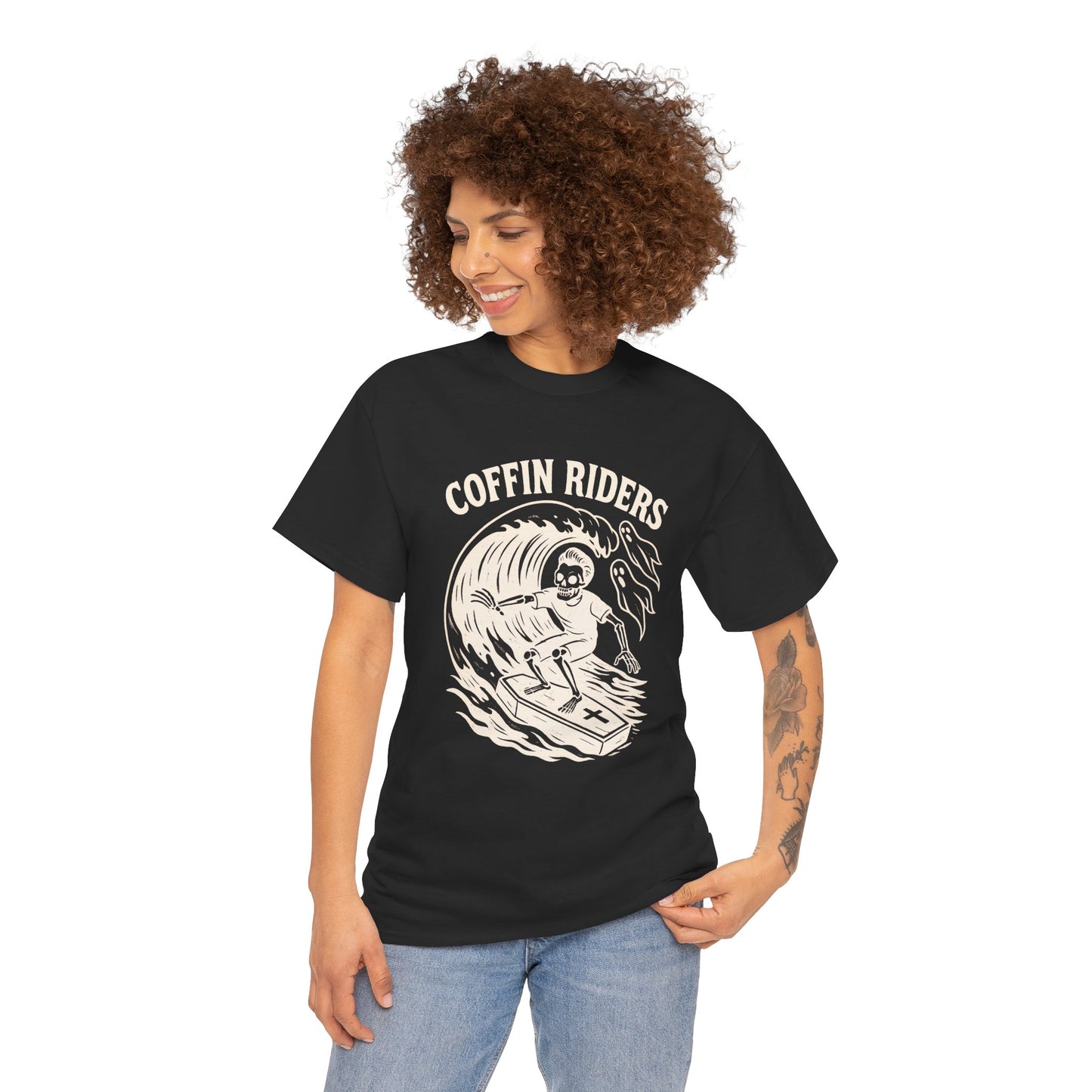 Coffin Riders T-shirt - Retro Au Go Go