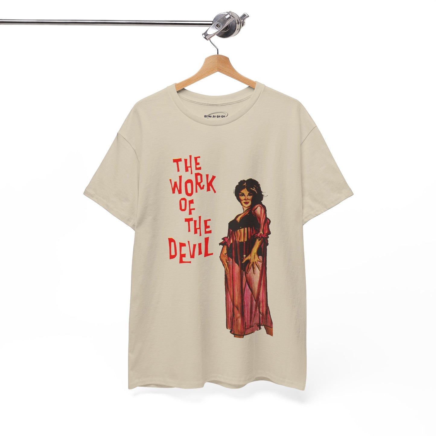 The Work Of The Devil T-shirt - Retro Au Go Go