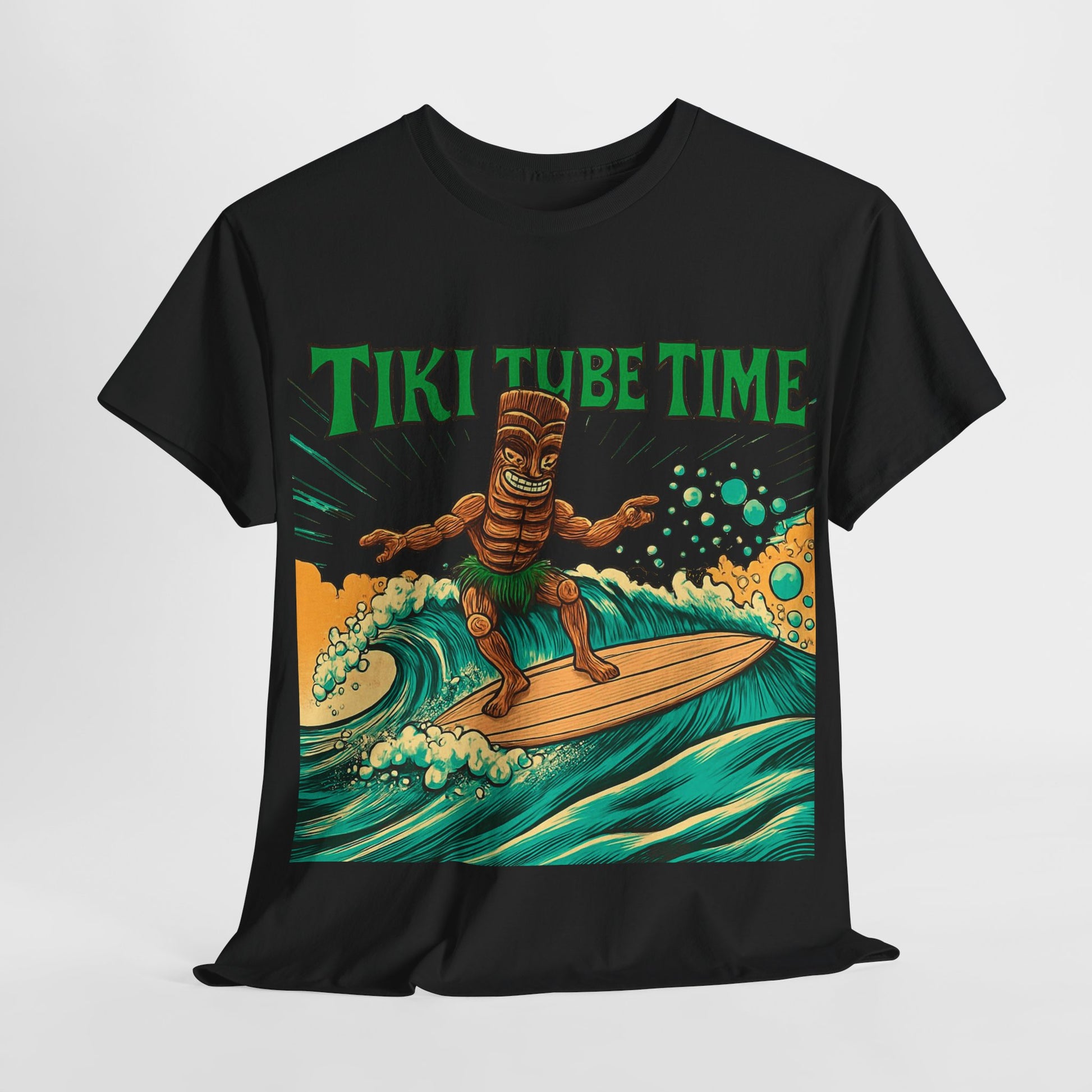 Tiki Tube Time T-shirt - Retro Au Go Go