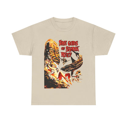 She Gods Of Shark Reef T-Shirt - Retro Au Go Go