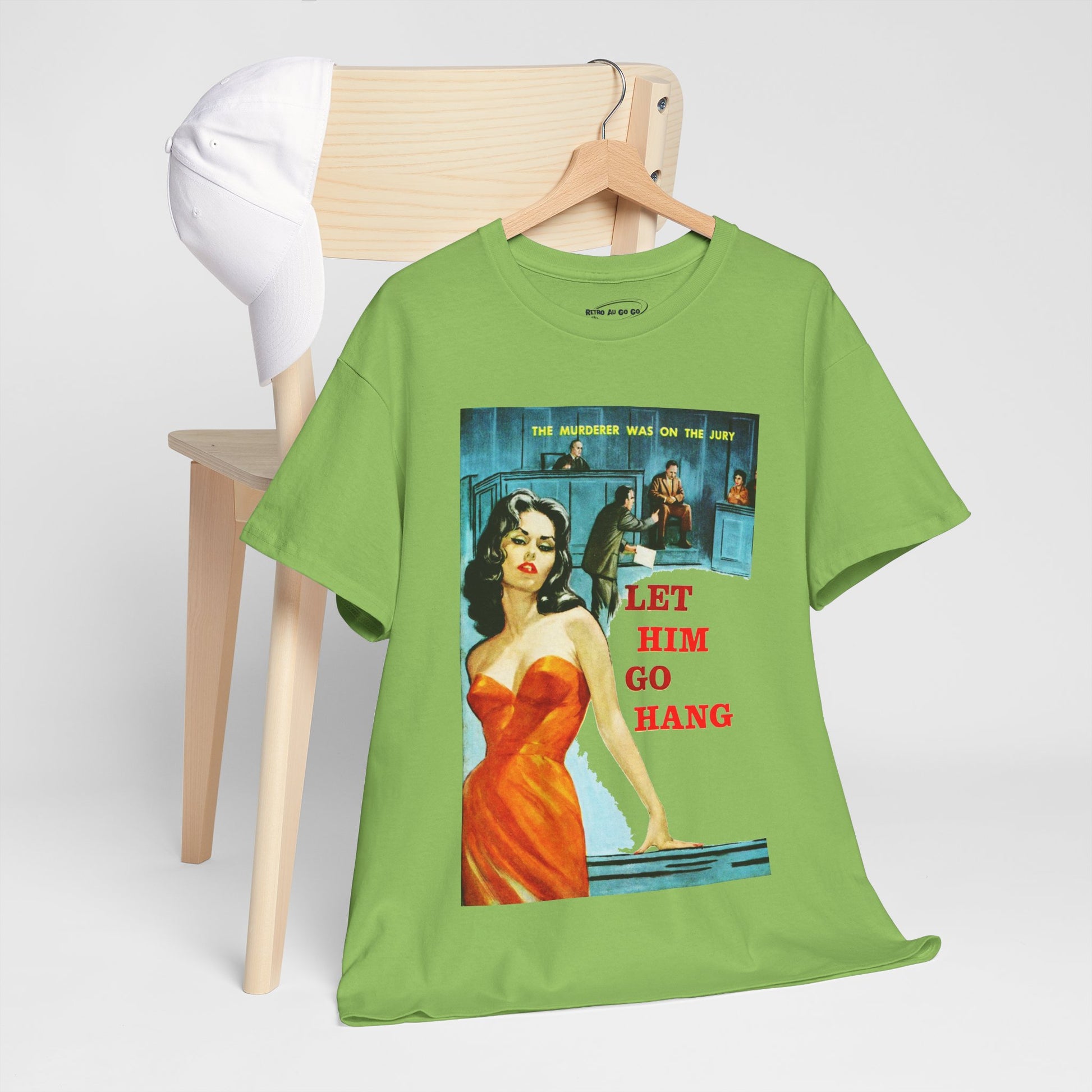 Let Him Go Hang T-shirt - Retro Au Go Go