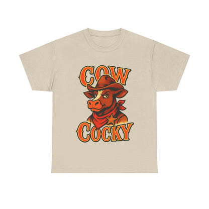 Cow Cocky T-Shirt - Retro Au Go Go