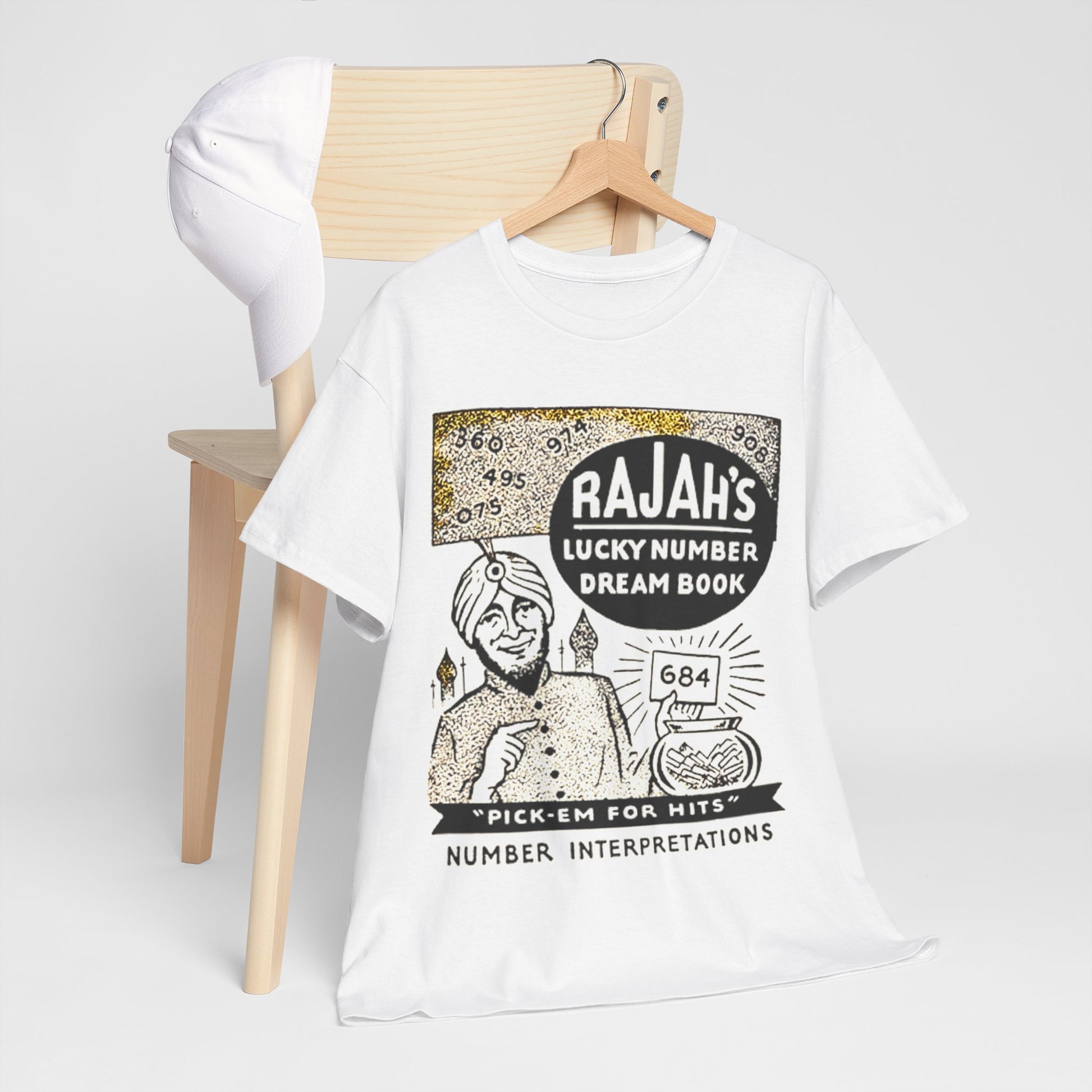 Rajah’s Lucky Number Dream Book T-Shirt - Retro Au Go Go