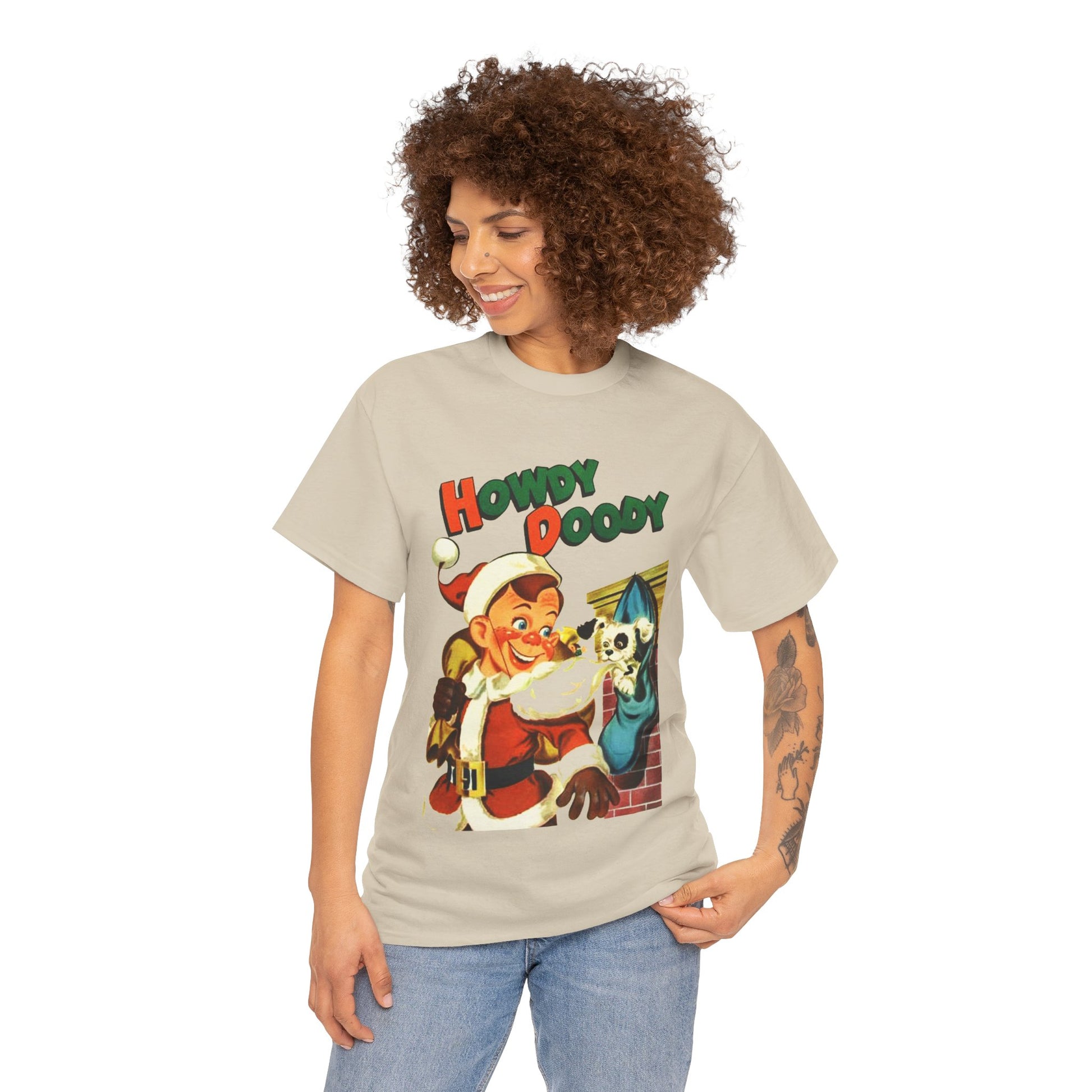 Howdy Doody Christmas T-shirt - Retro Au Go Go