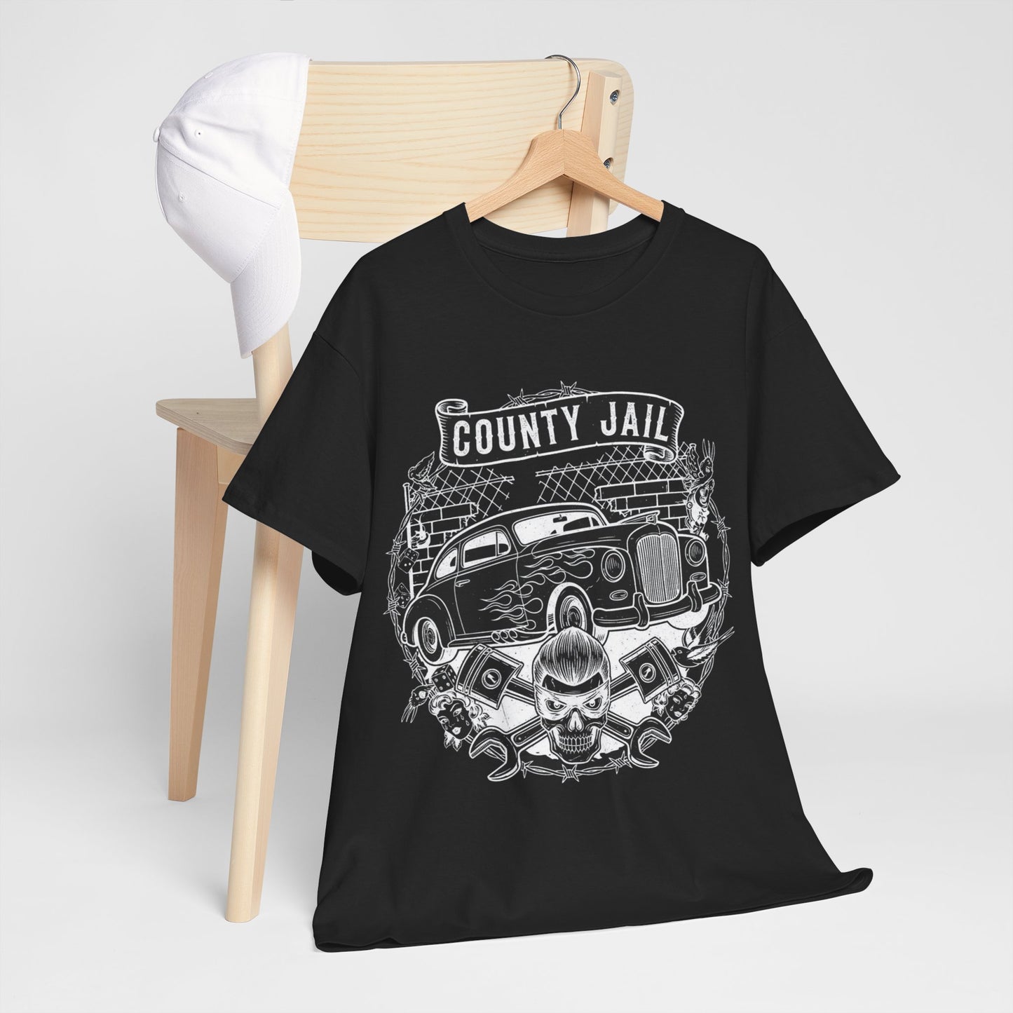 County Jail T-Shirt - Retro Au Go Go