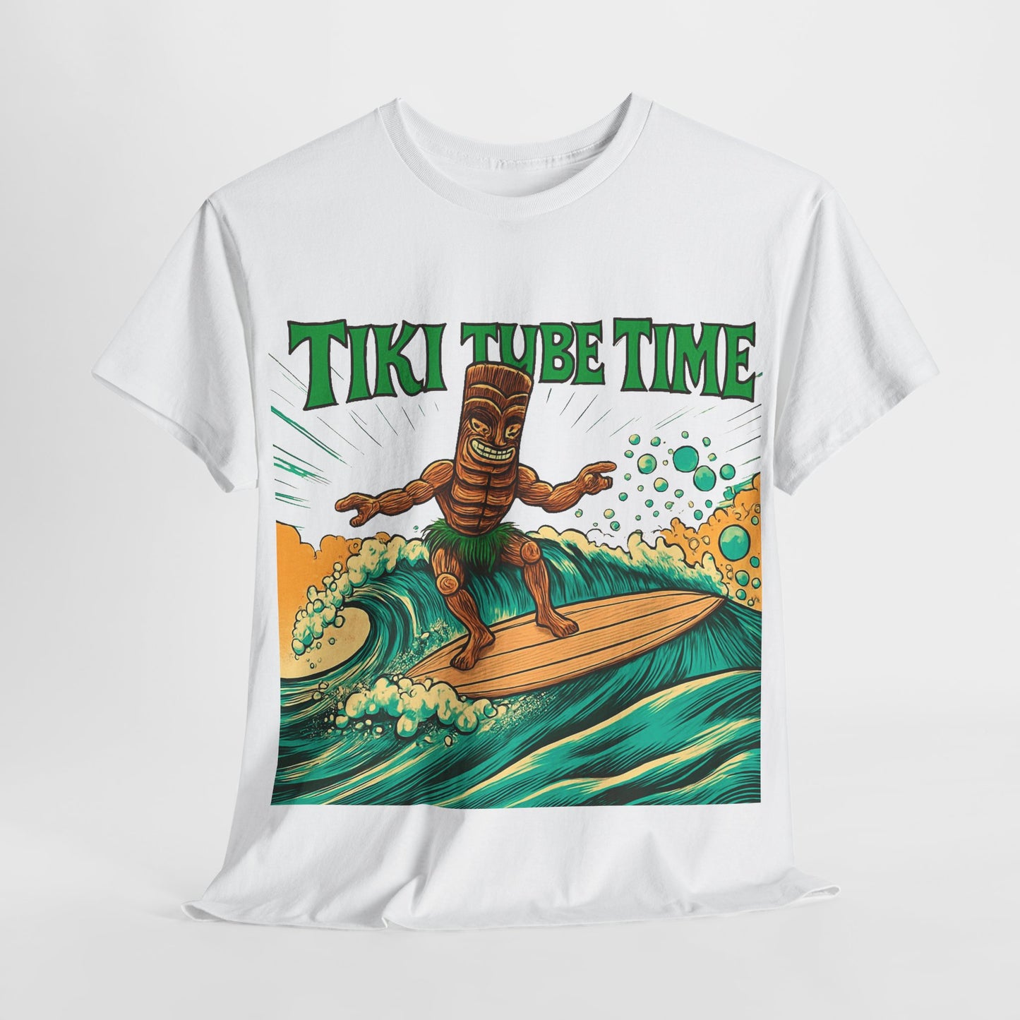 Tiki Tube Time T-shirt - Retro Au Go Go