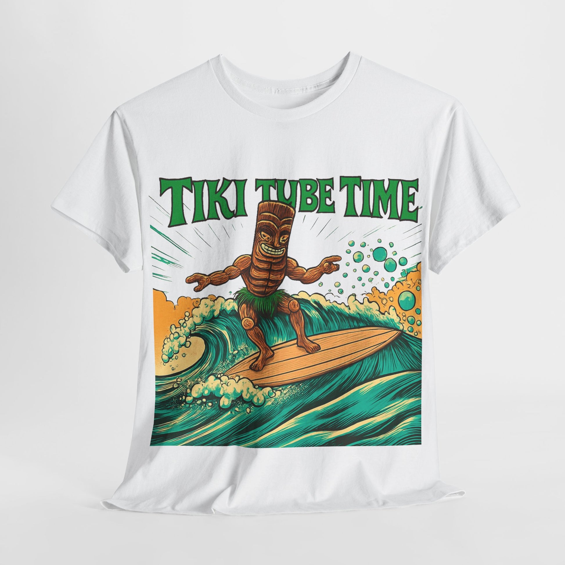 Tiki Tube Time T-shirt - Retro Au Go Go