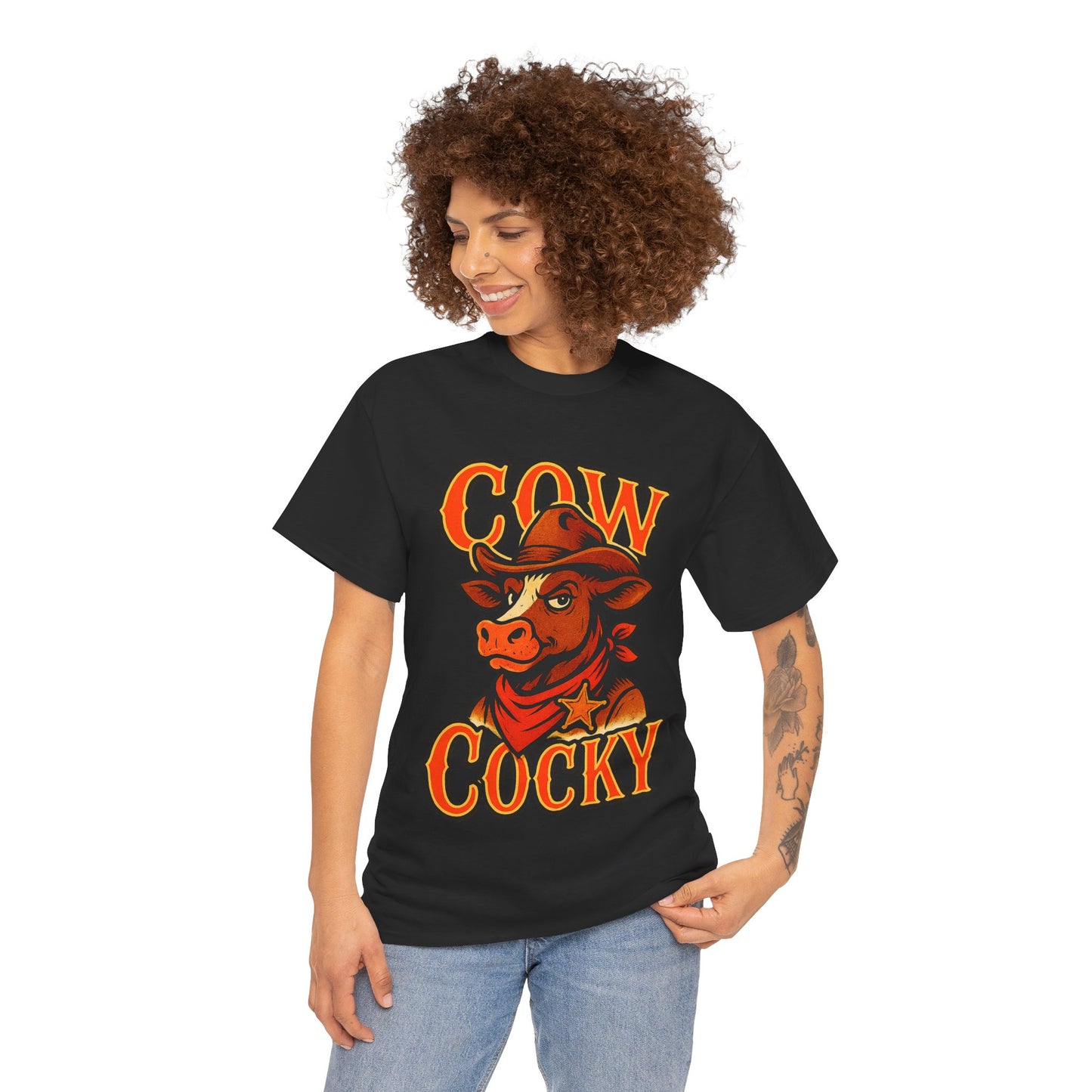 Cow Cocky T-Shirt - Retro Au Go Go
