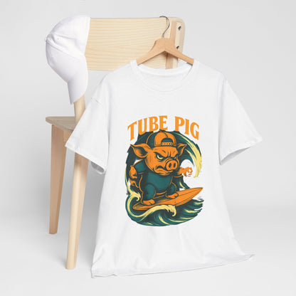 Tube Pig T-shirt - Retro Au Go Go