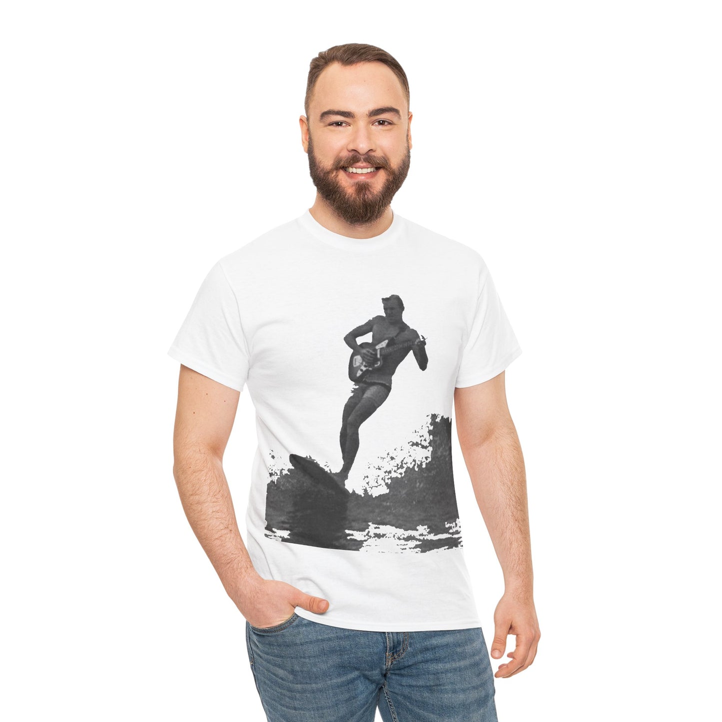 60s Surf Guitar T-shirt - Retro Au Go Go