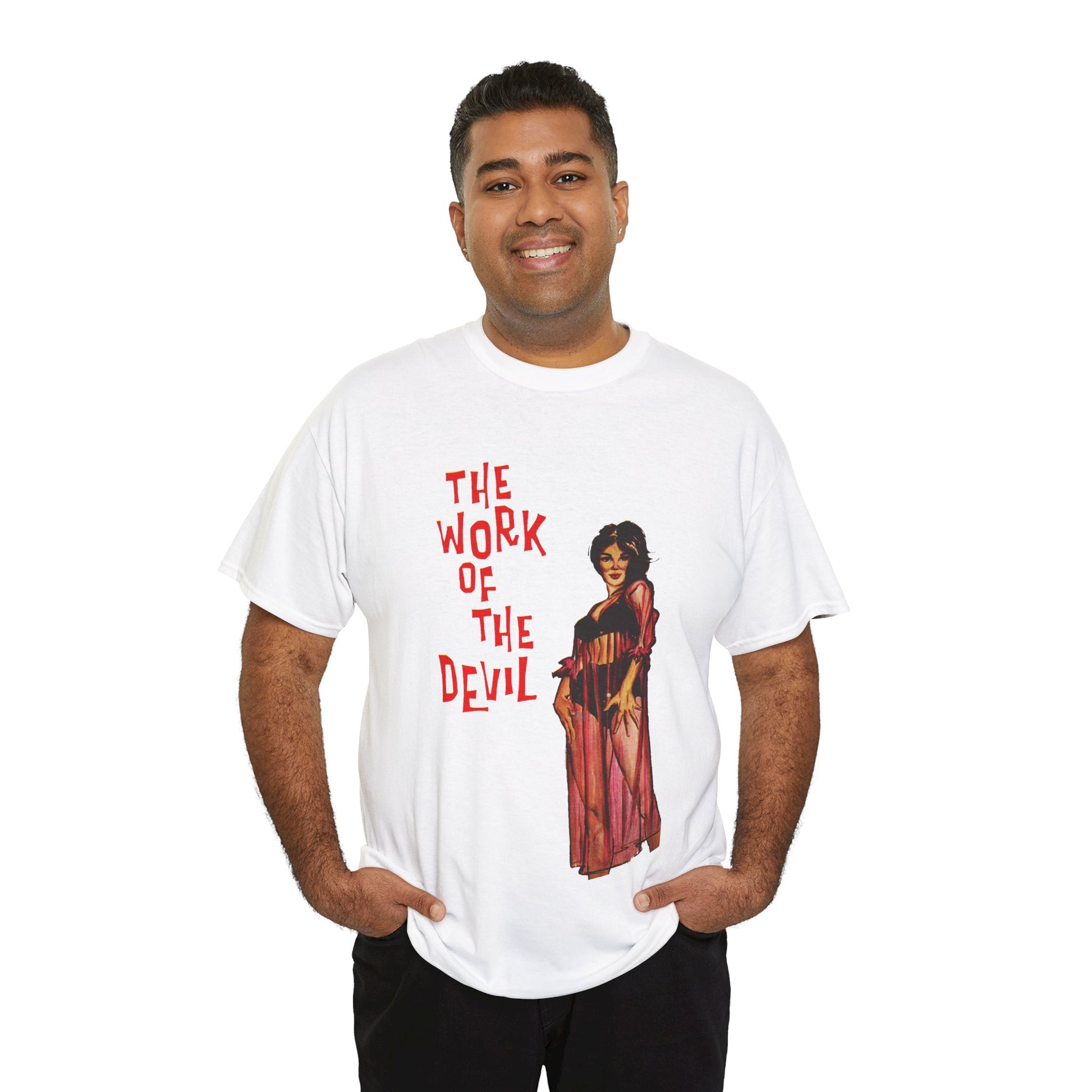 The Work Of The Devil T-shirt - Retro Au Go Go
