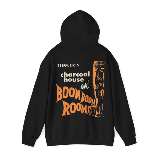 Retro Tiki Boom Boom Room Hooded Sweatshirt