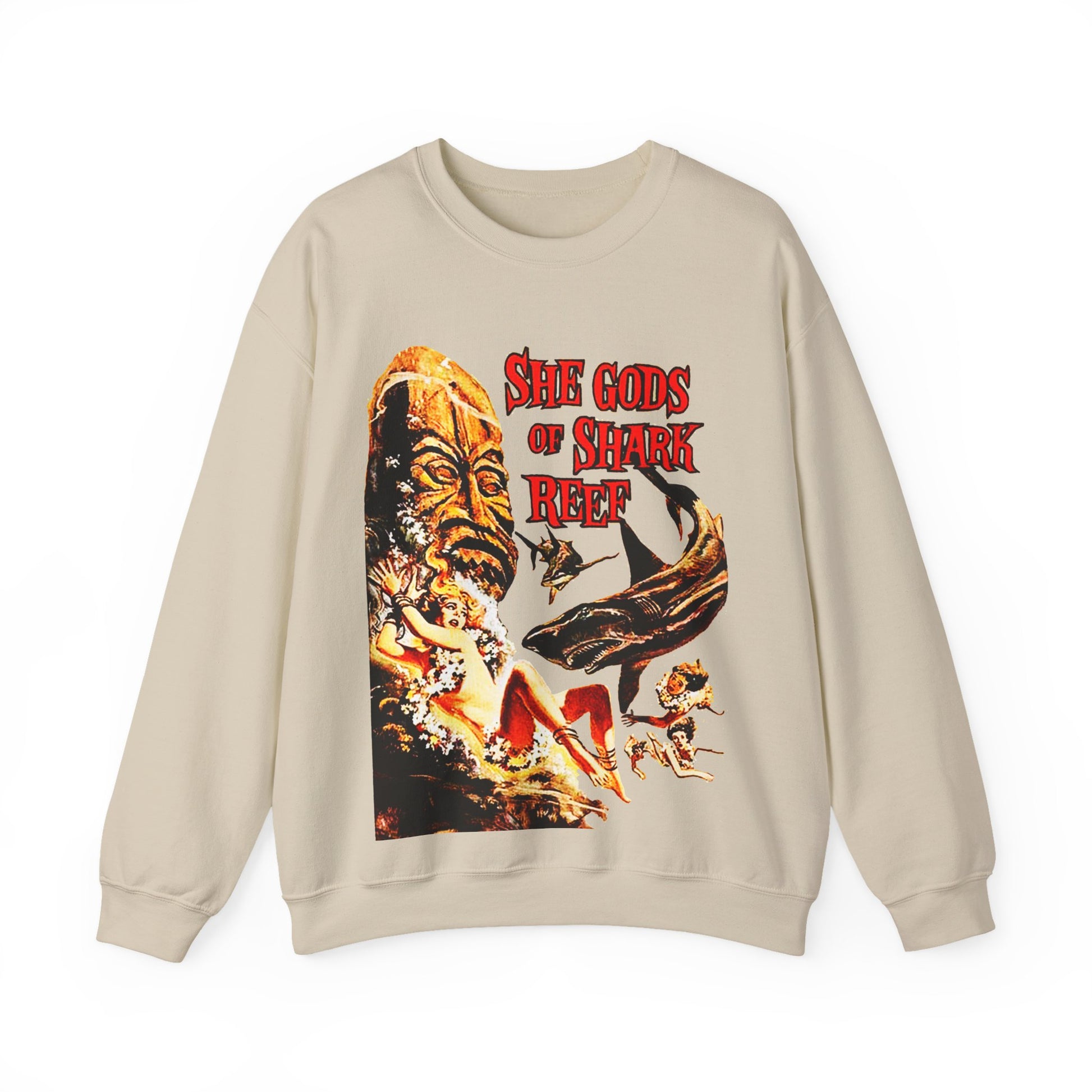 She Gods Of Shark Reef Sweatshirt - Retro Au Go Go