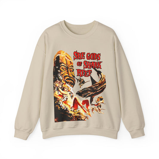 She Gods Of Shark Reef Sweatshirt - Retro Au Go Go