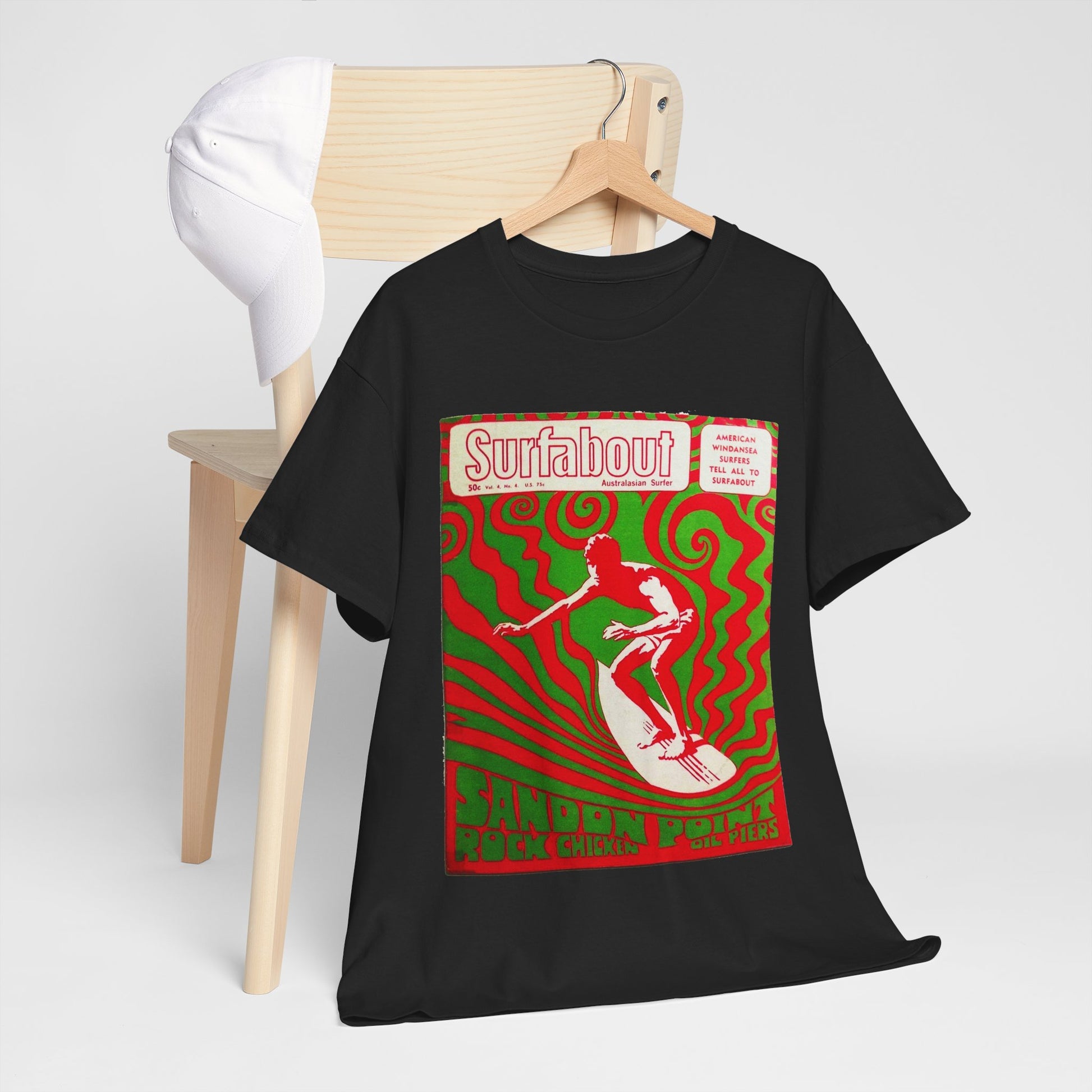 Surfabout Magazine T-shirt - Retro Au Go Go
