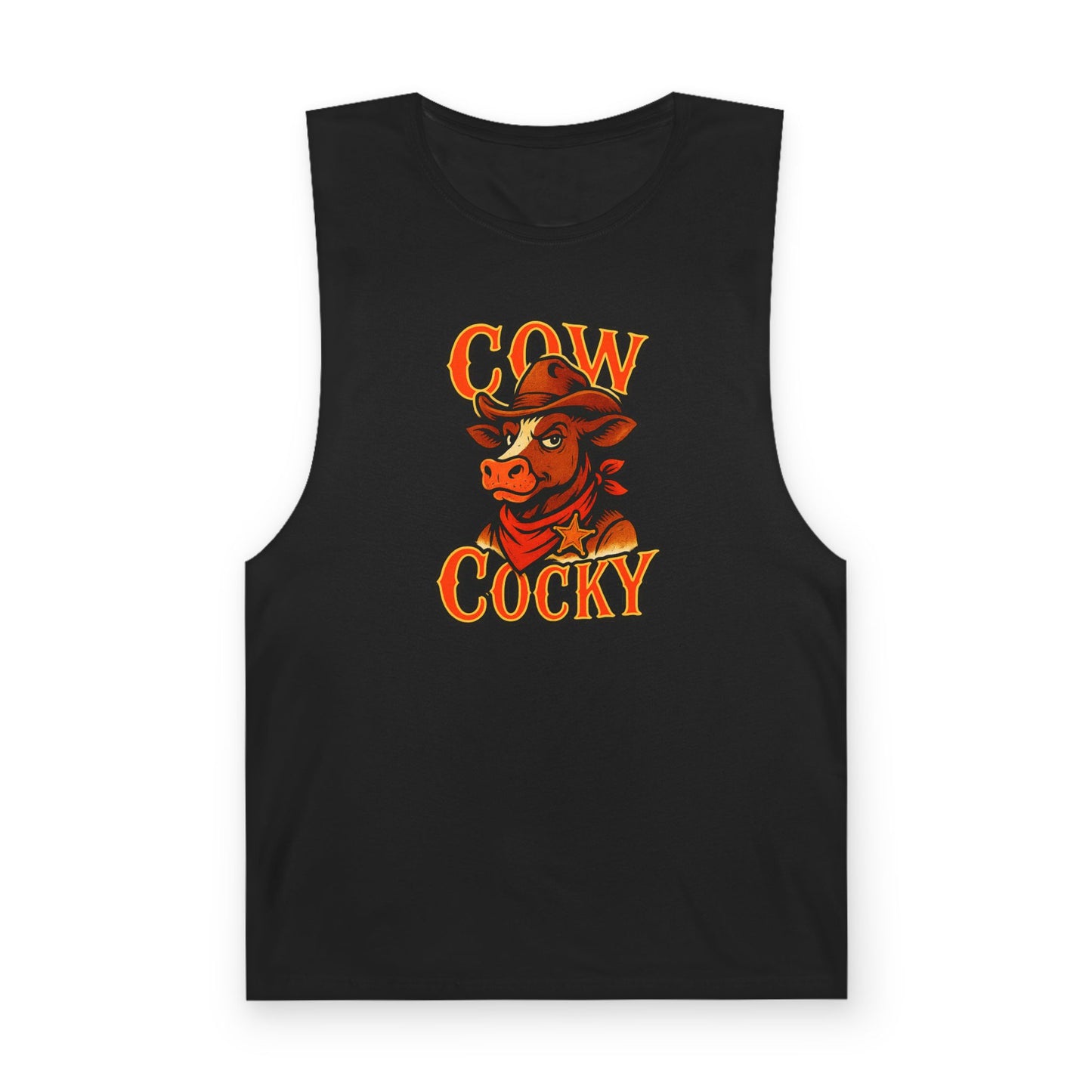 Cow Cocky Tank - Retro Au Go Go