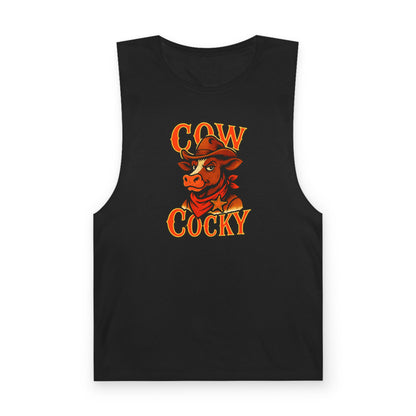 Cow Cocky Tank - Retro Au Go Go