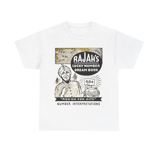 Rajah’s Lucky Number Dream Book T-Shirt - Retro Au Go Go