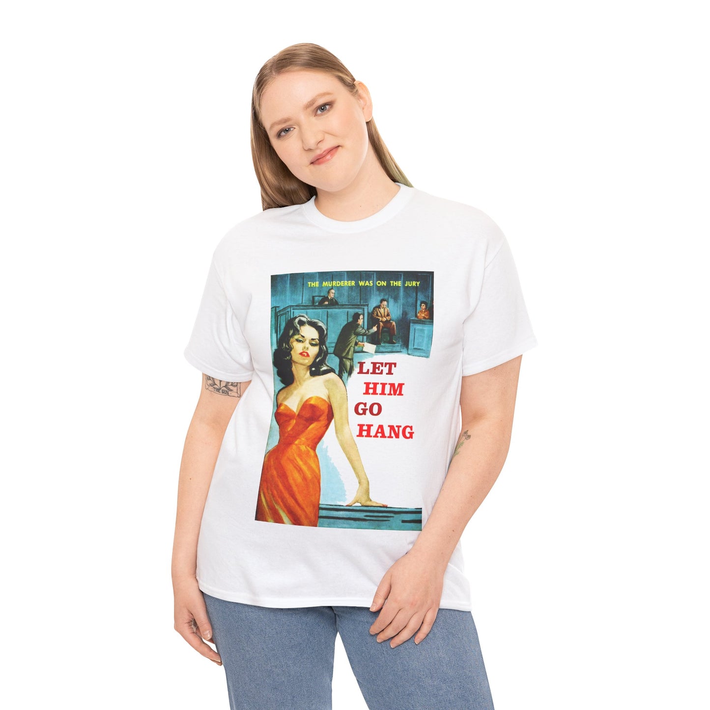 Let Him Go Hang T-shirt - Retro Au Go Go