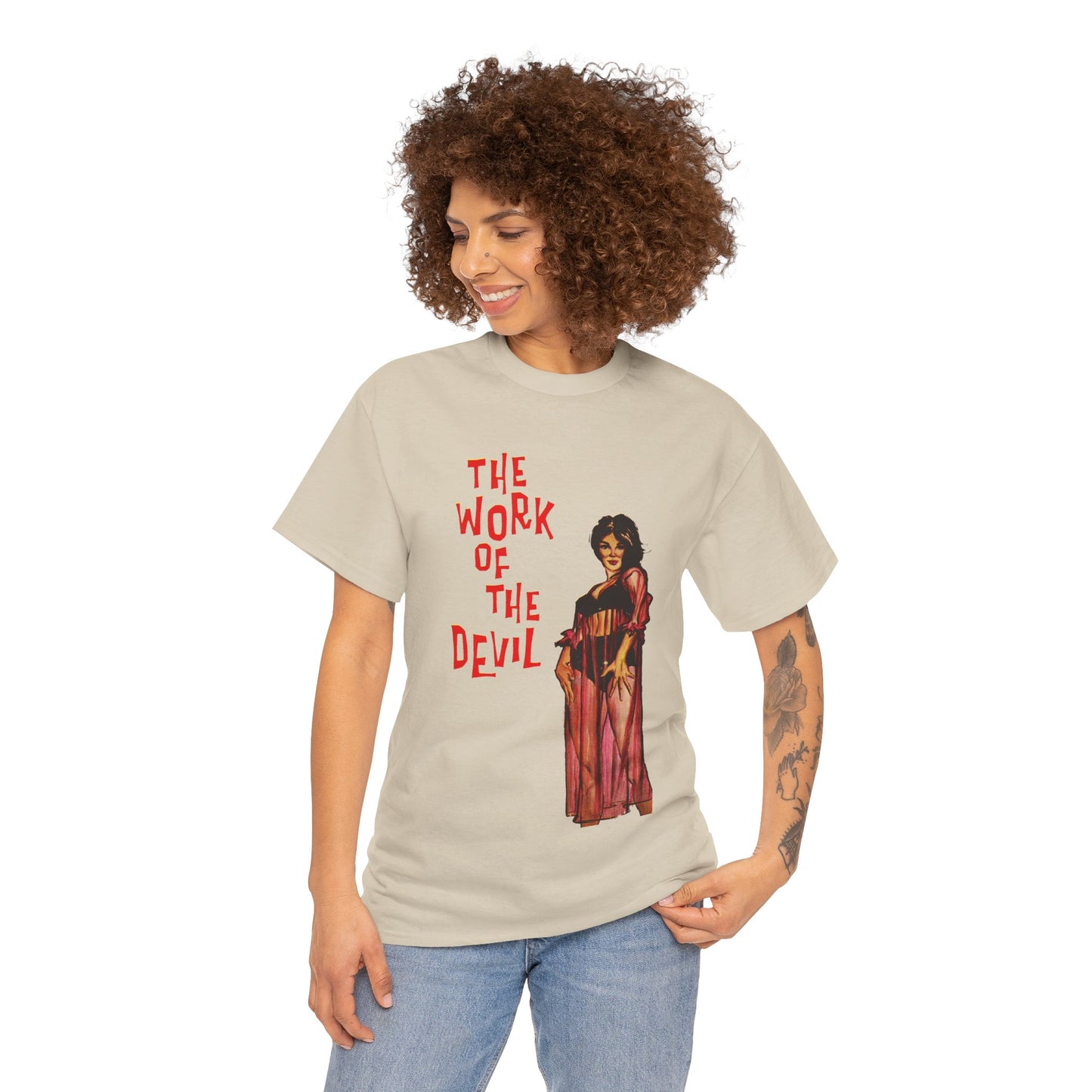 The Work Of The Devil T-shirt - Retro Au Go Go